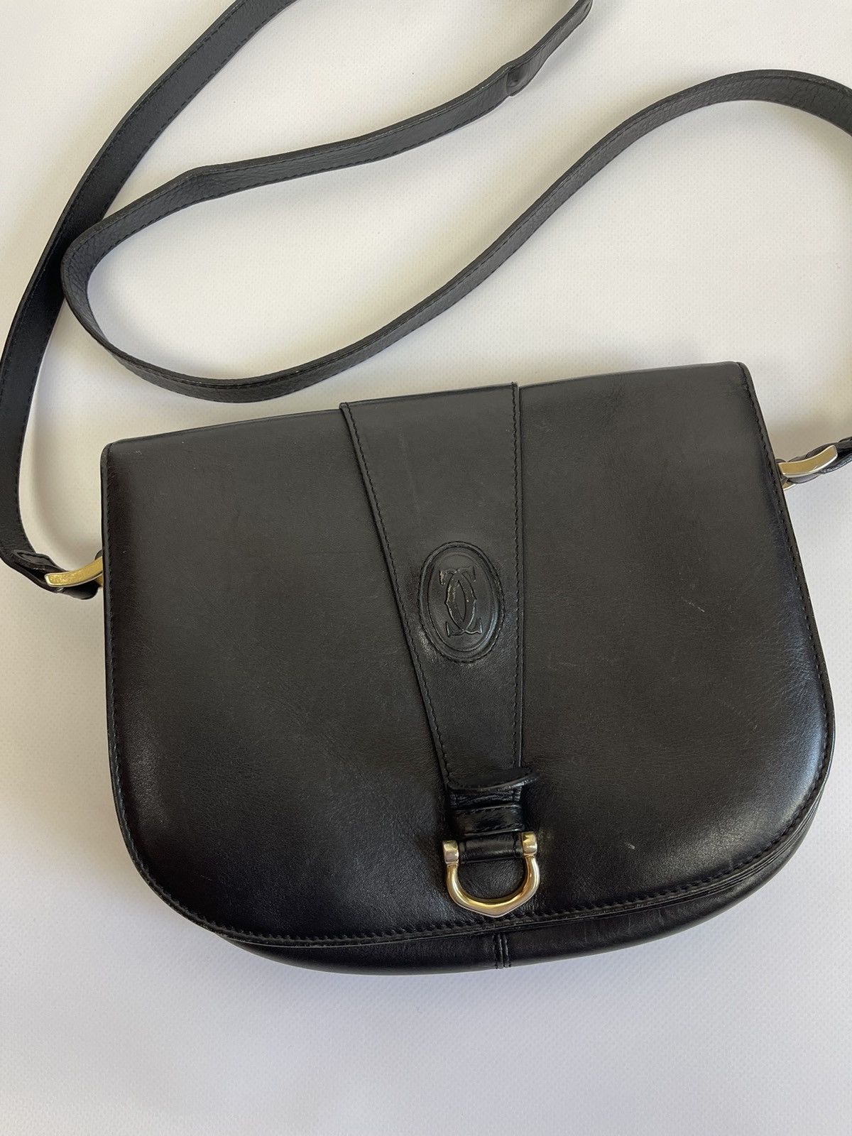 Cartier Cartier vintage real leather logo shoulder bag Size ONE SIZE - 4 Thumbnail
