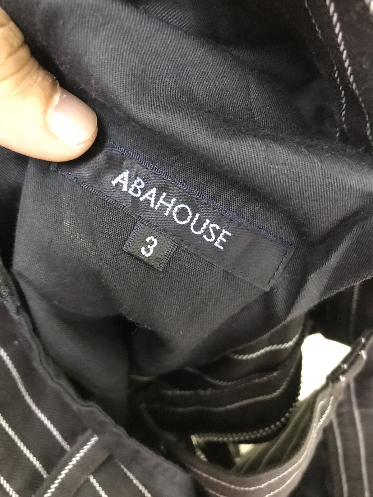 Japanese Brand Flare Pant Made in Japan Abahouse Striped Size US 31 - 7 Thumbnail