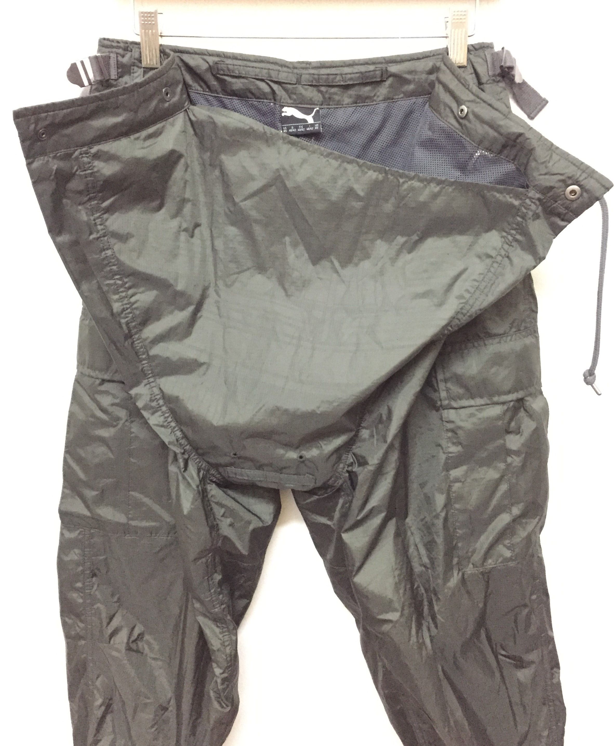 Maison MIHARA YASUHIRO Miharayasuhiro Polyester olive Bondage three quarter pants Size 28" / US 6 / IT 42 - 6 Thumbnail