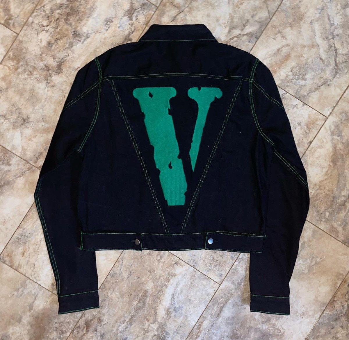 Friends vlone denim clearance jacket