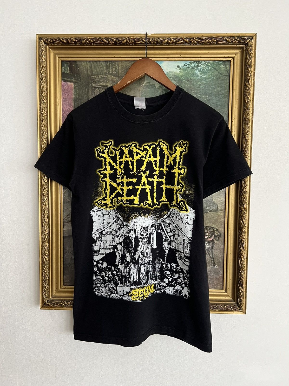 鬼フェード 00s napalm death vtg Tシャツ ユーロ メタル 鬼フェード 00s napalm death vtg Tシャツ ユーロ メタル