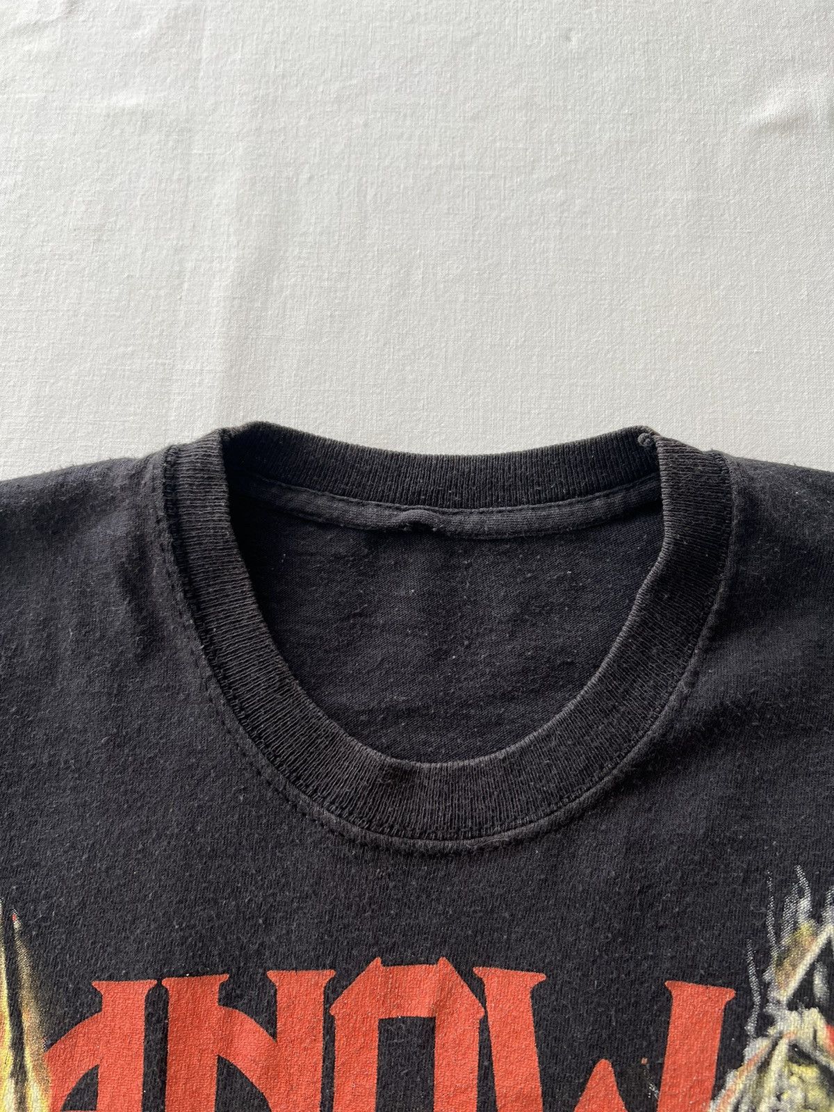 Band Tees Vintage 2000s Manowar Black Tee Size US S / EU 44-46 / 1 - 8 Thumbnail