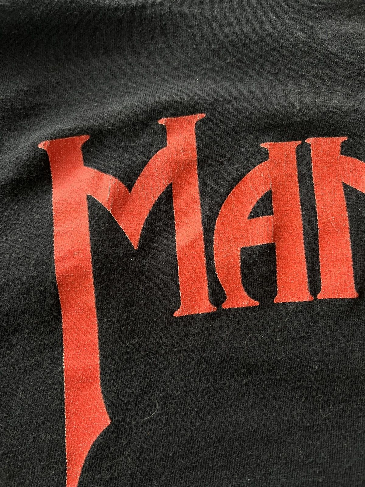 Band Tees Vintage 2000s Manowar Black Tee Size US S / EU 44-46 / 1 - 11 Thumbnail