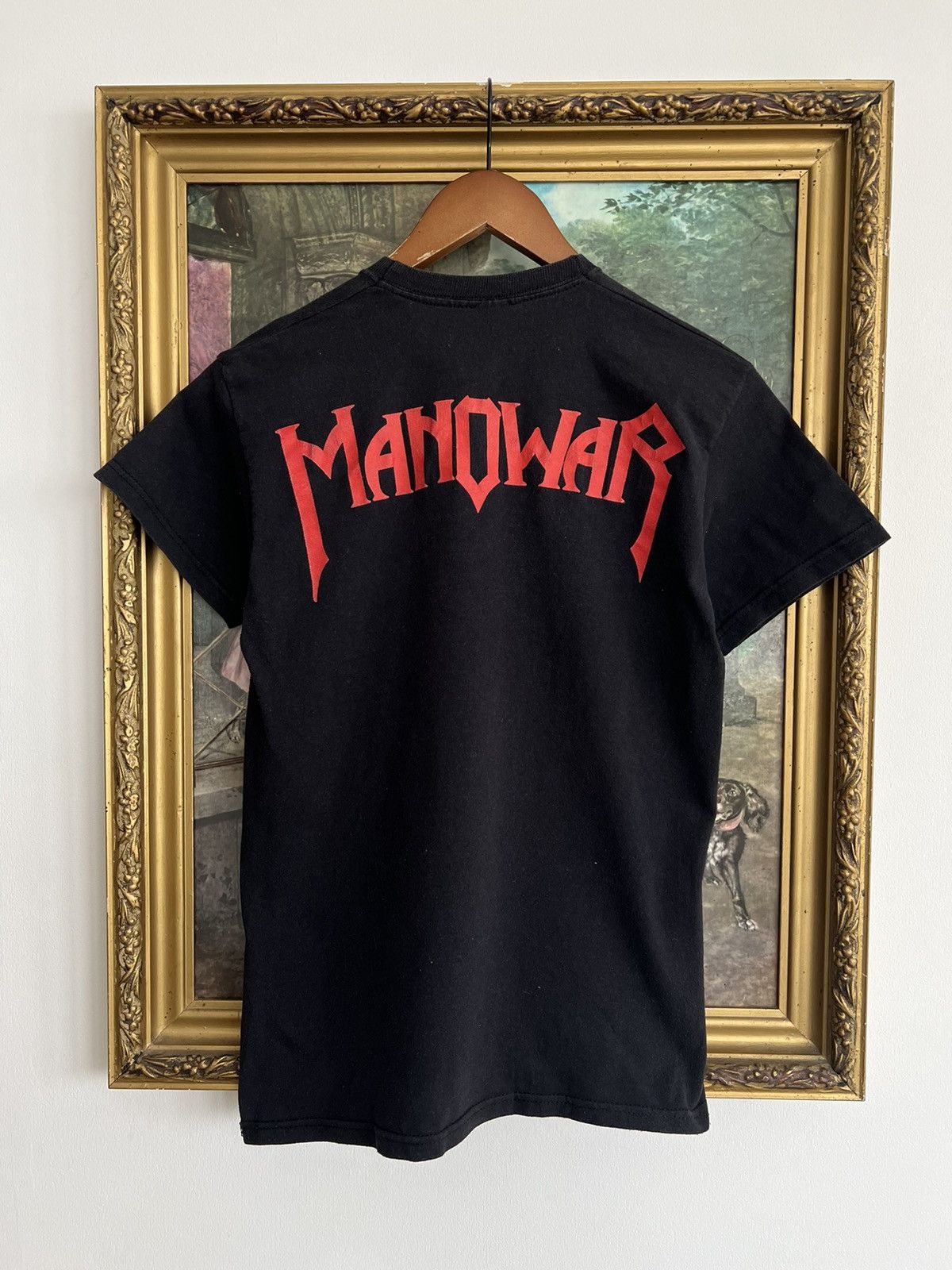 Band Tees Vintage 2000s Manowar Black Tee Size US S / EU 44-46 / 1 - 2 Thumbnail