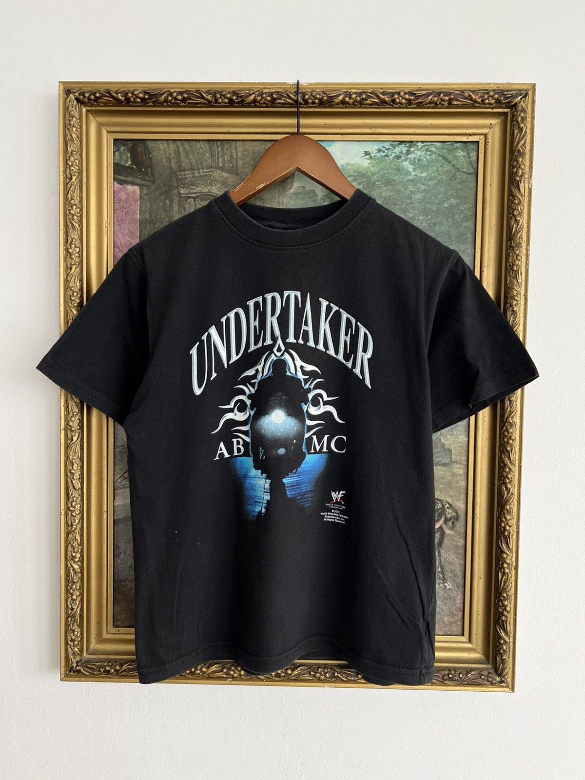 Band Tees Vintage 2001 The Undertaker Biker ABMC WWE Black Tee Size M / US 6-8 / IT 42-44 - 2 Thumbnail