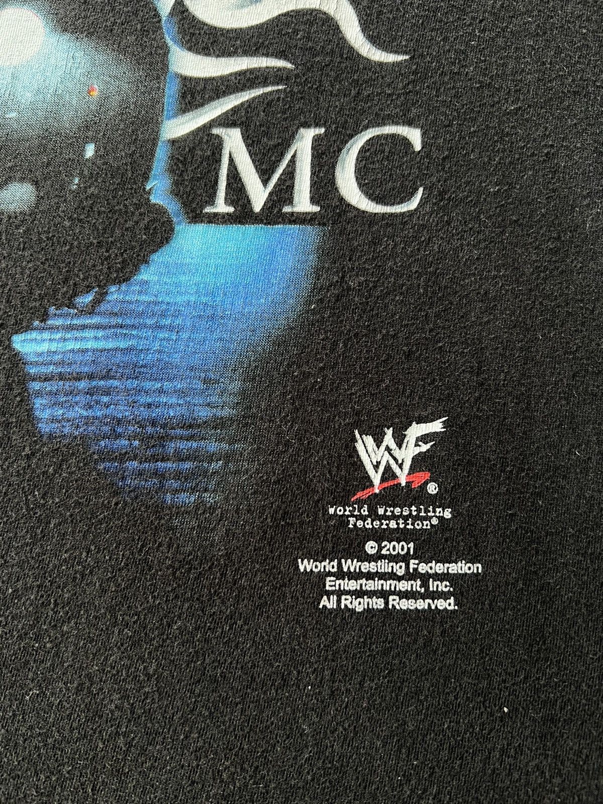 Band Tees Vintage 2001 The Undertaker Biker ABMC WWE Black Tee Size M / US 6-8 / IT 42-44 - 7 Thumbnail
