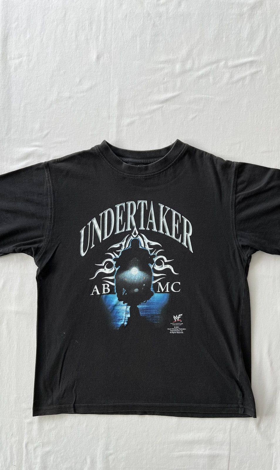Band Tees Vintage 2001 The Undertaker Biker ABMC WWE Black Tee Size M / US 6-8 / IT 42-44 - 4 Thumbnail