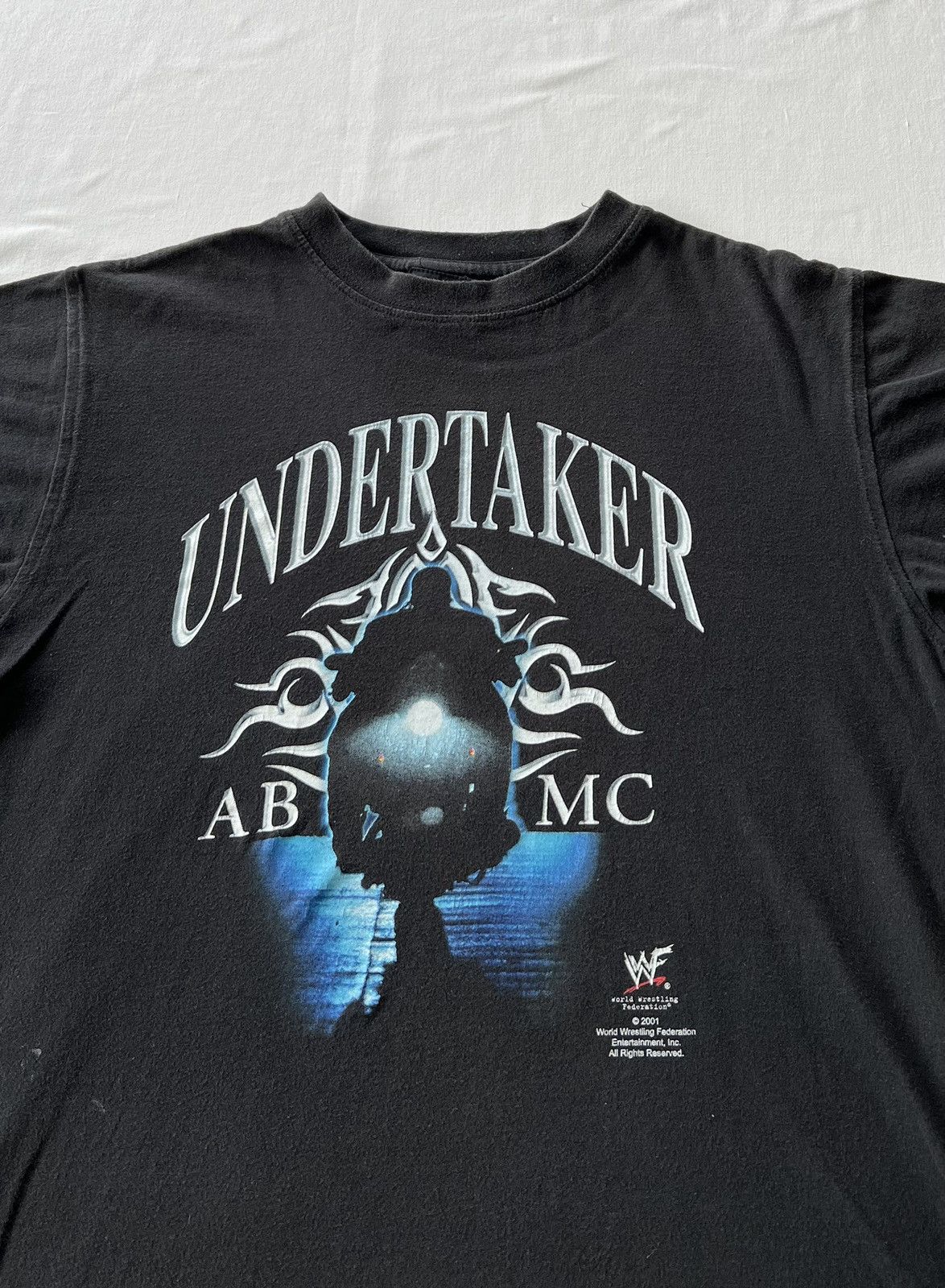 Band Tees Vintage 2001 The Undertaker Biker ABMC WWE Black Tee Size M / US 6-8 / IT 42-44 - 5 Thumbnail