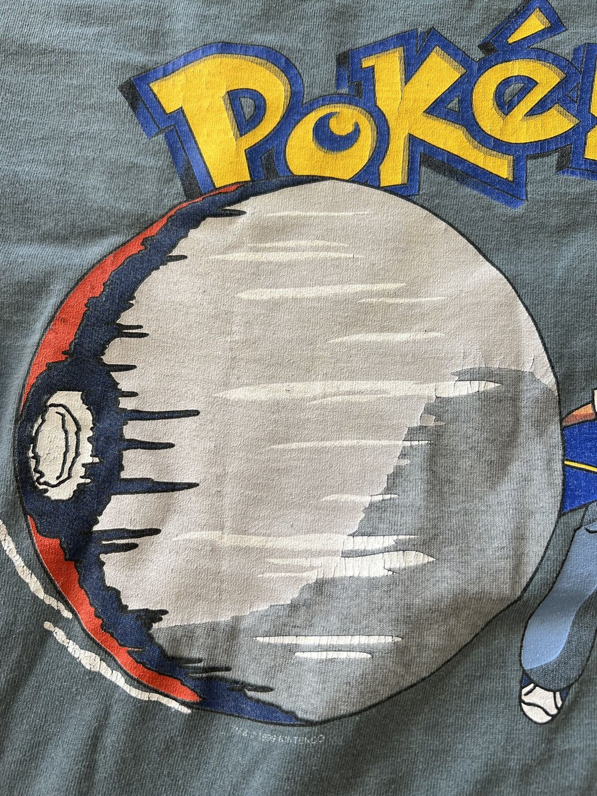 Band Tees Vintage 1999 Pokemon PokeBall Go Tee (Dragon Ball) Size US S / EU 44-46 / 1 - 11 Thumbnail