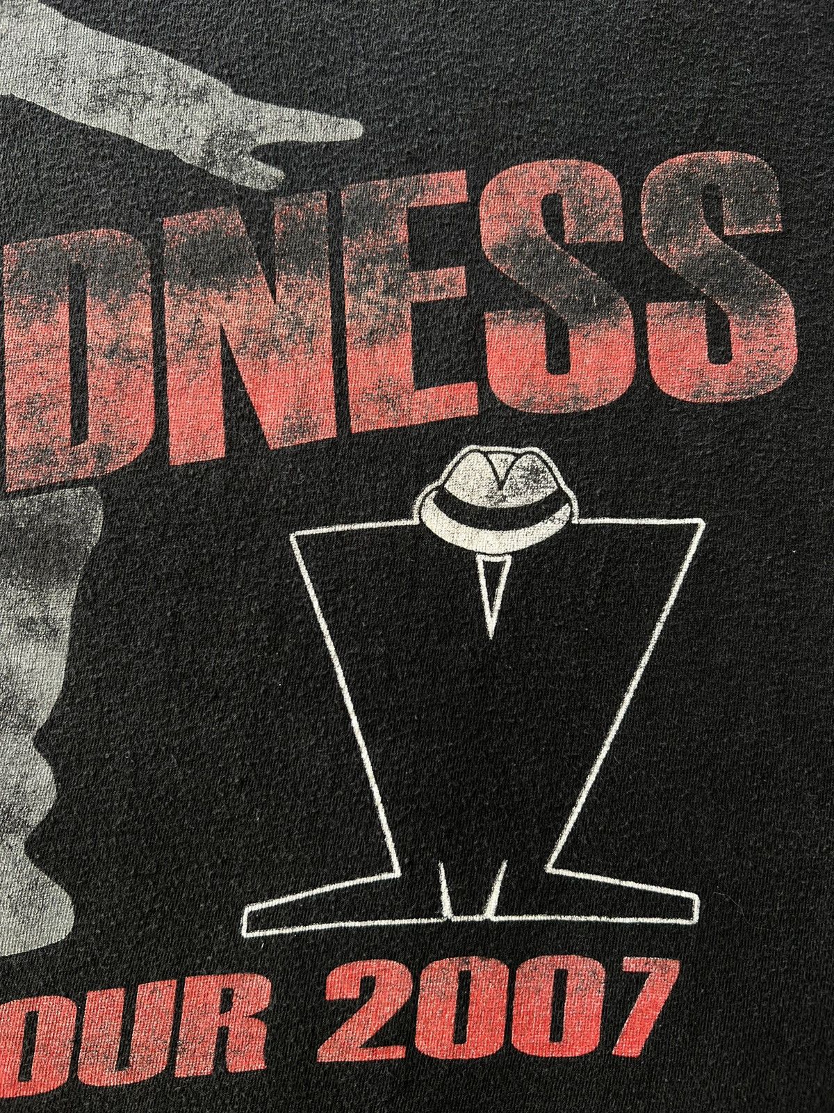 Band Tees Vintage 2007 Madness Tour Faded Black Tee Size US XL / EU 56 / 4 - 5 Thumbnail