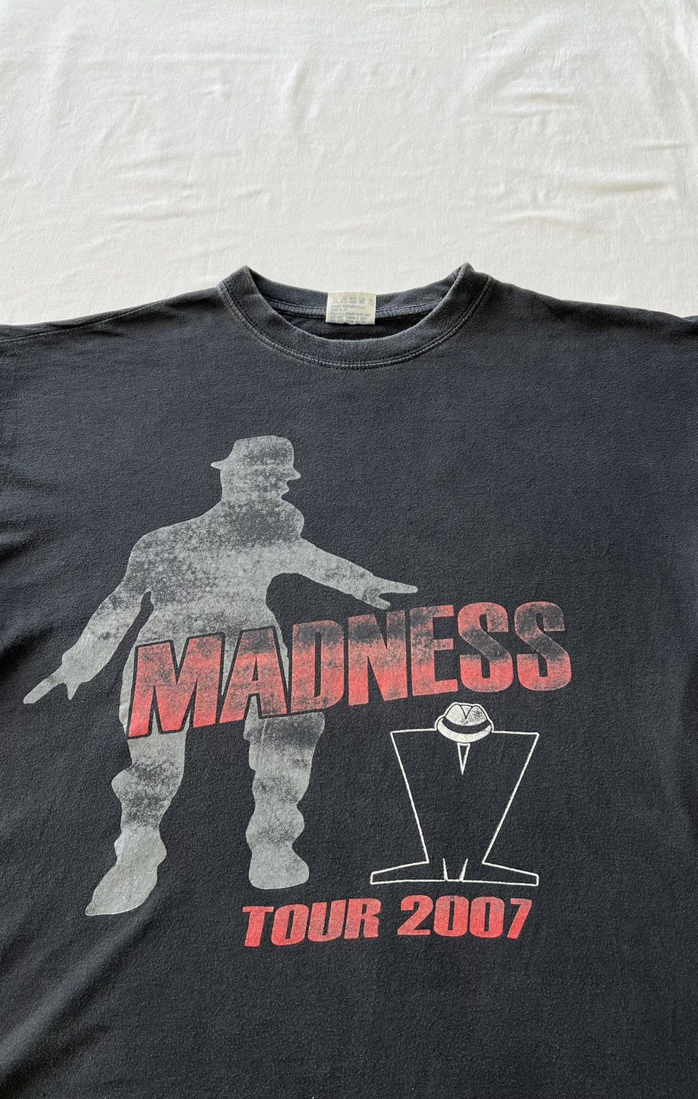 Band Tees Vintage 2007 Madness Tour Faded Black Tee Size US XL / EU 56 / 4 - 3 Thumbnail