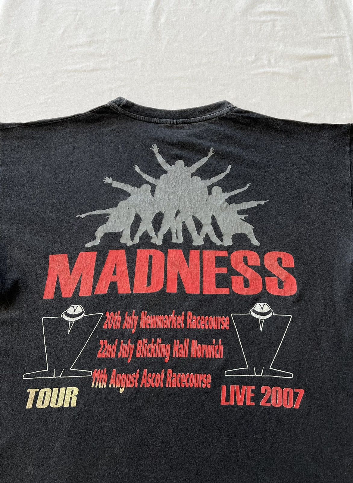 Band Tees Vintage 2007 Madness Tour Faded Black Tee Size US XL / EU 56 / 4 - 11 Thumbnail