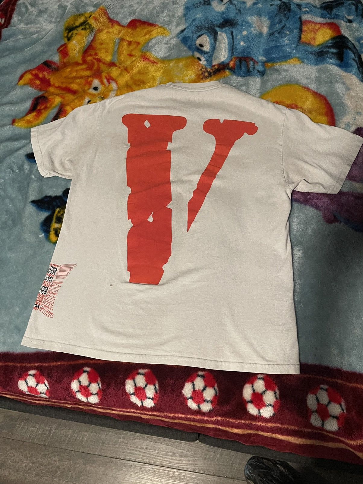 NAV × Vlone Nav x Vlone Bad Habits Tee Size US XL / EU 56 / 4 - 2 Thumbnail