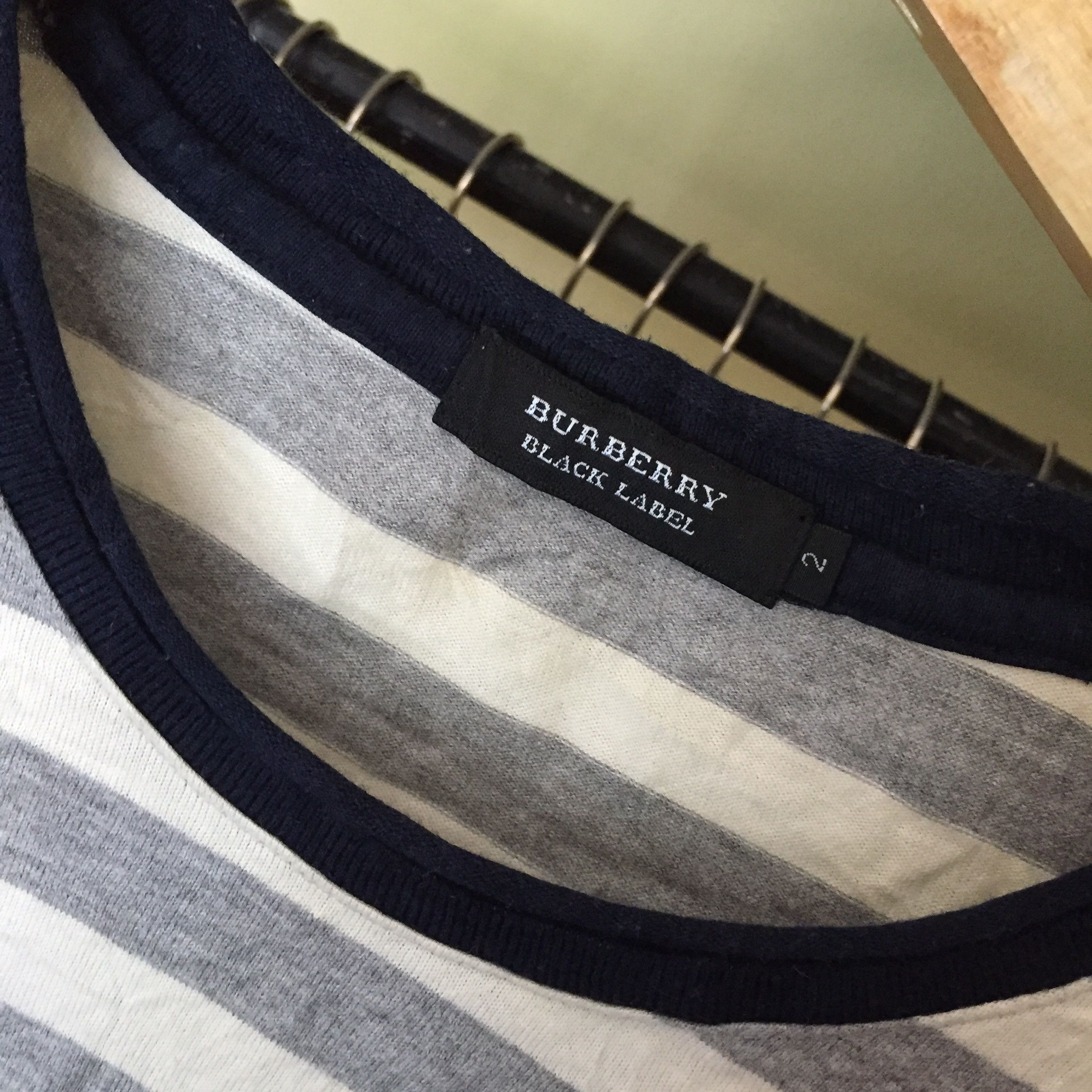 Burberry Aithentic Burberry Black Label Long Sleeve T-Shirt Size US M / EU 48-50 / 2 - 2 Thumbnail