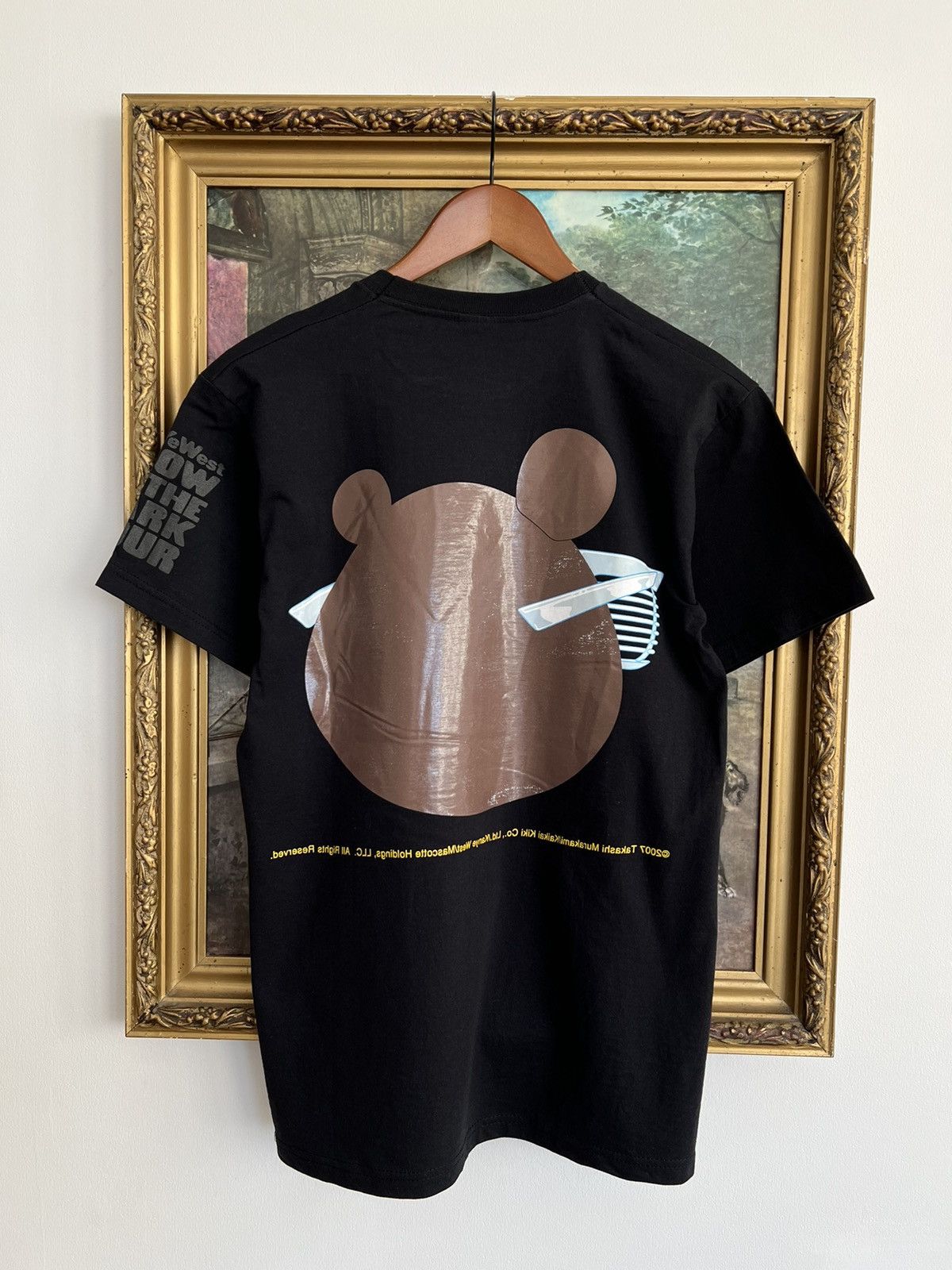 Kanye West Vintage 2007 Kanye West Glow in the Dark Tour Black Rap Tee Size US S / EU 44-46 / 1 - 2 Thumbnail