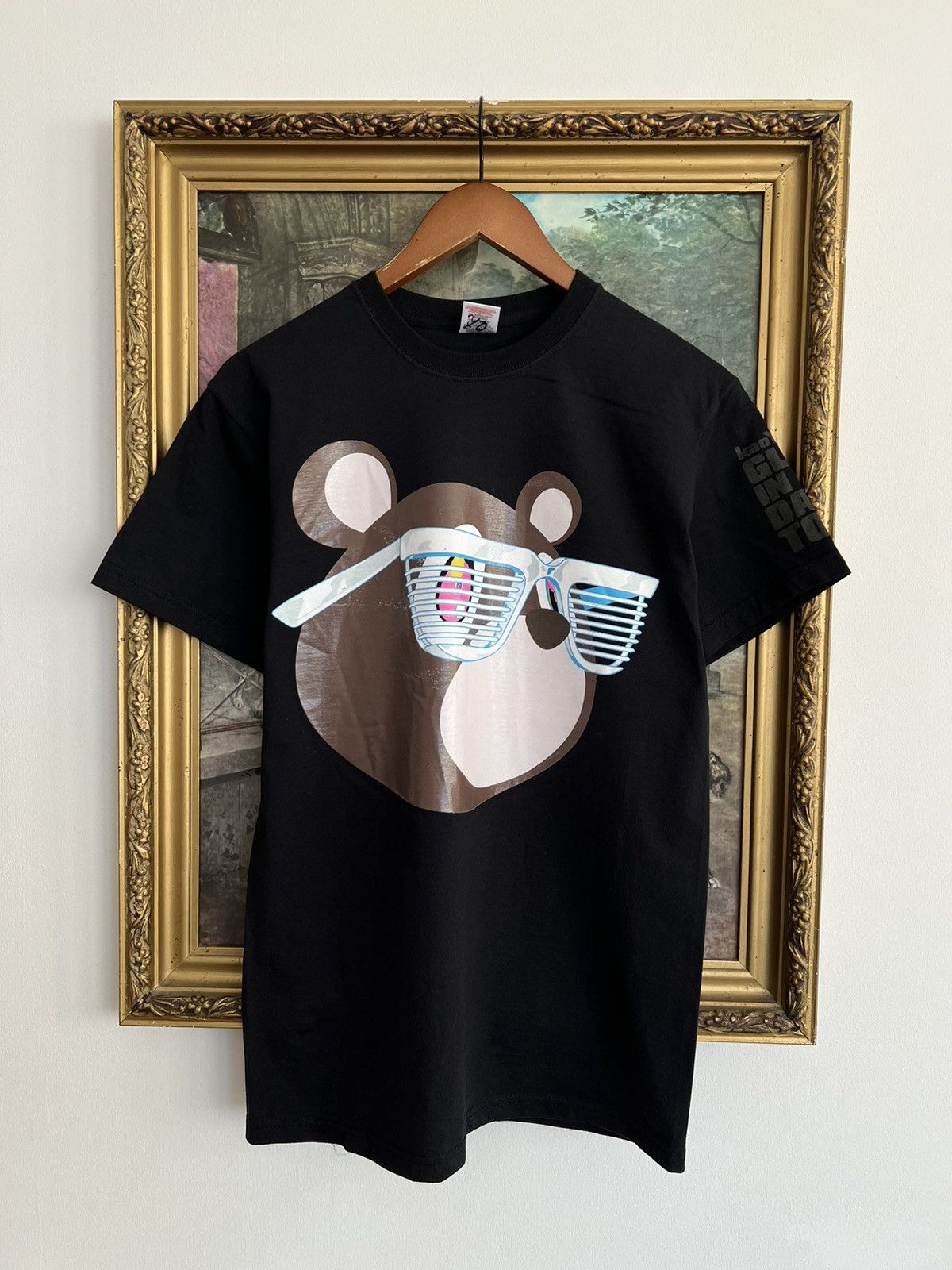 Kanye West Vintage 2007 Kanye West Glow in the Dark Tour Black Rap Tee Size US S / EU 44-46 / 1 - 1 Thumbnail