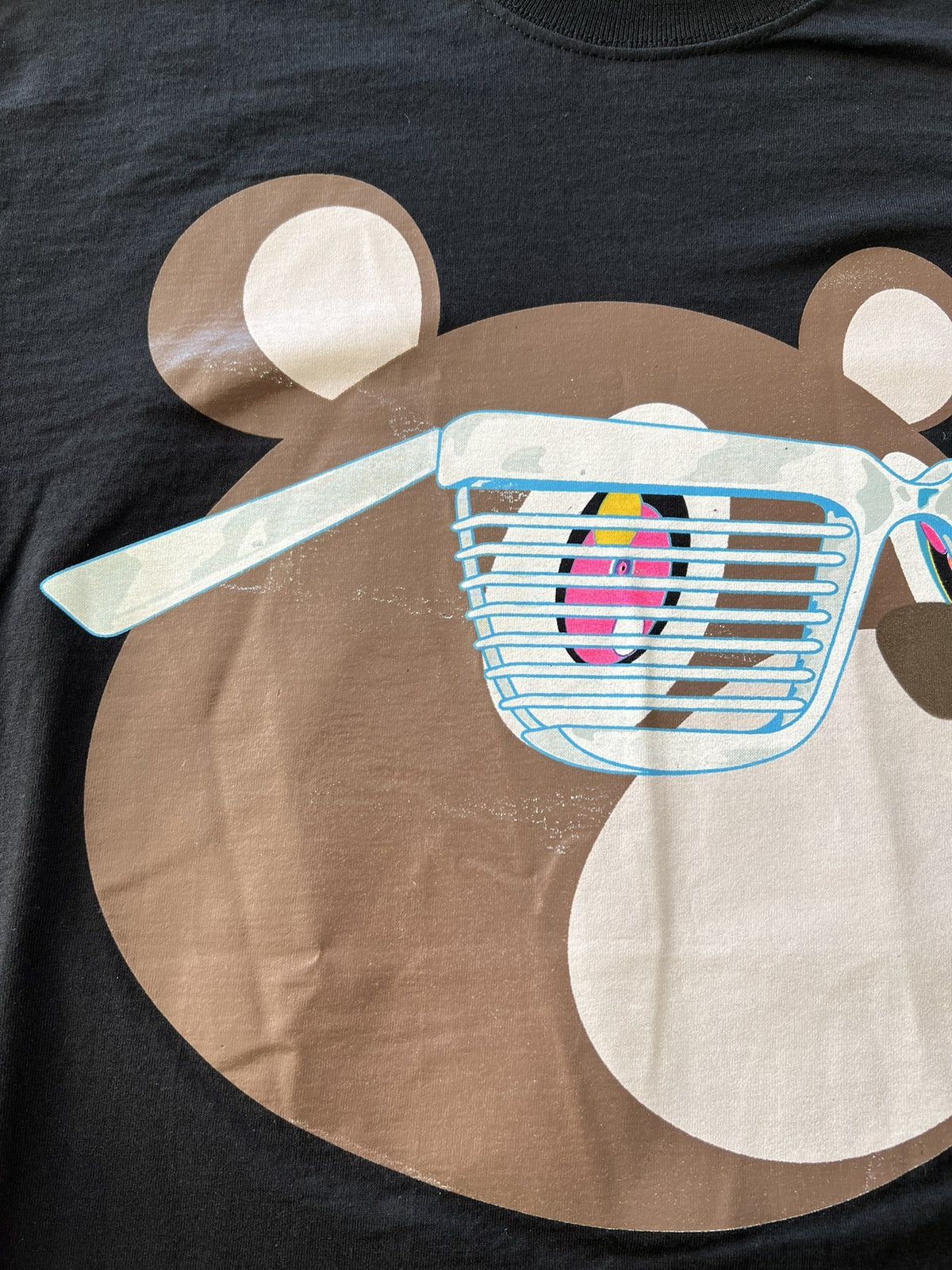 Kanye West Vintage 2007 Kanye West Glow in the Dark Tour Black Rap Tee Size US S / EU 44-46 / 1 - 4 Thumbnail