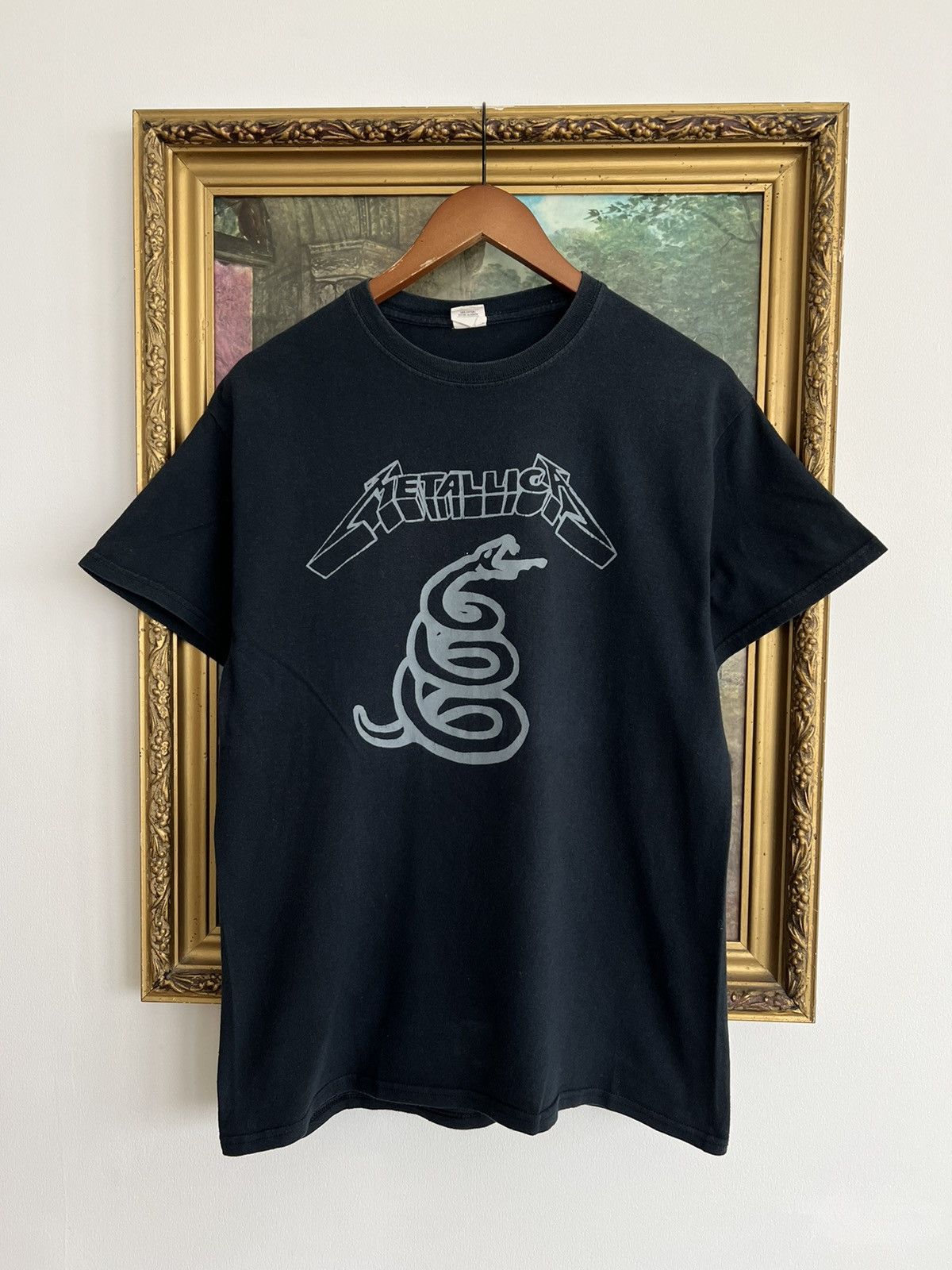 Band Tees Vintage 2000s Metallica Rock Band Black Tee Size US M / EU 48-50 / 2 - 1 Thumbnail