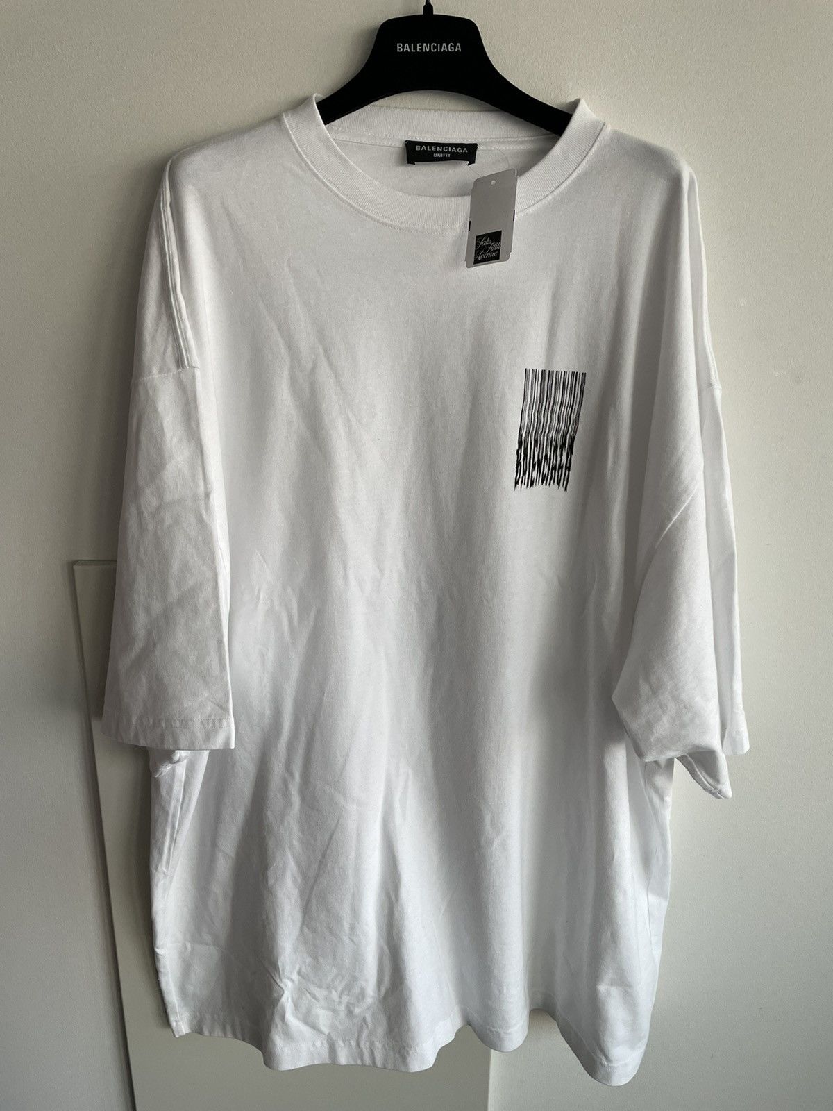 Balenciaga Super Runway Balenciaga Logo BrandNew Oversized Tee T-shirt Size US XXL / EU 58 / 5 - 4 Thumbnail