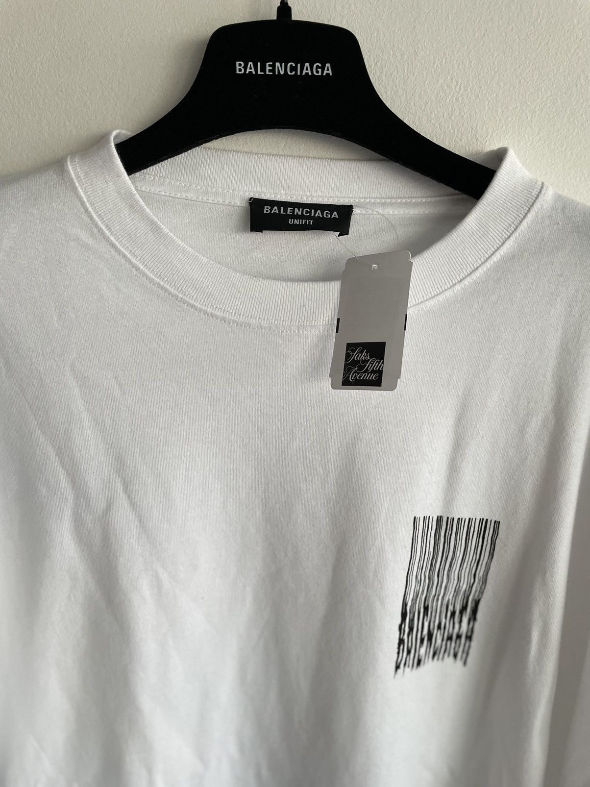 Balenciaga Super Runway Balenciaga Logo BrandNew Oversized Tee T-shirt Size US XXL / EU 58 / 5 - 15 Thumbnail