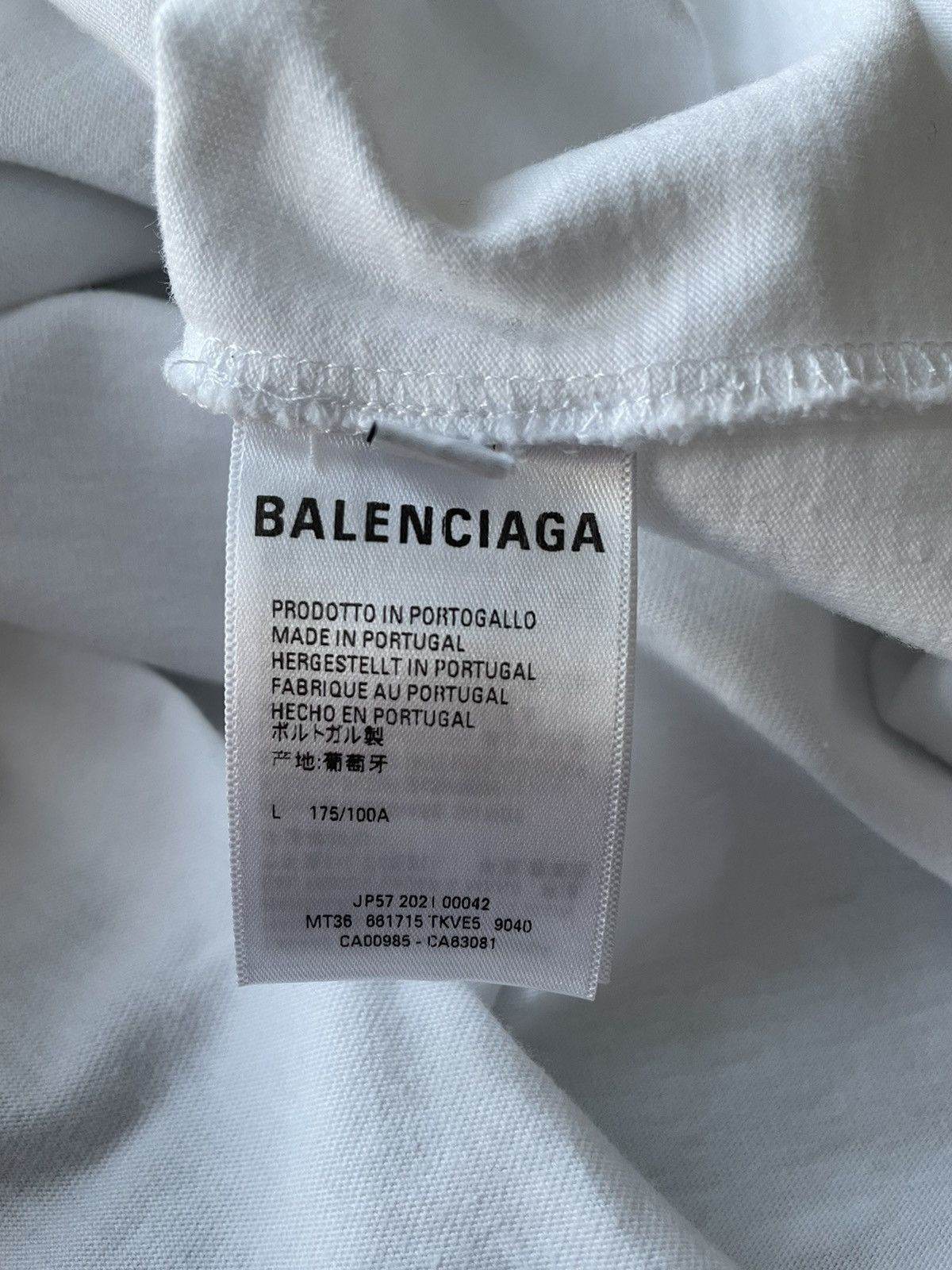 Balenciaga Super Runway Balenciaga Logo BrandNew Oversized Tee T-shirt Size US XXL / EU 58 / 5 - 10 Thumbnail