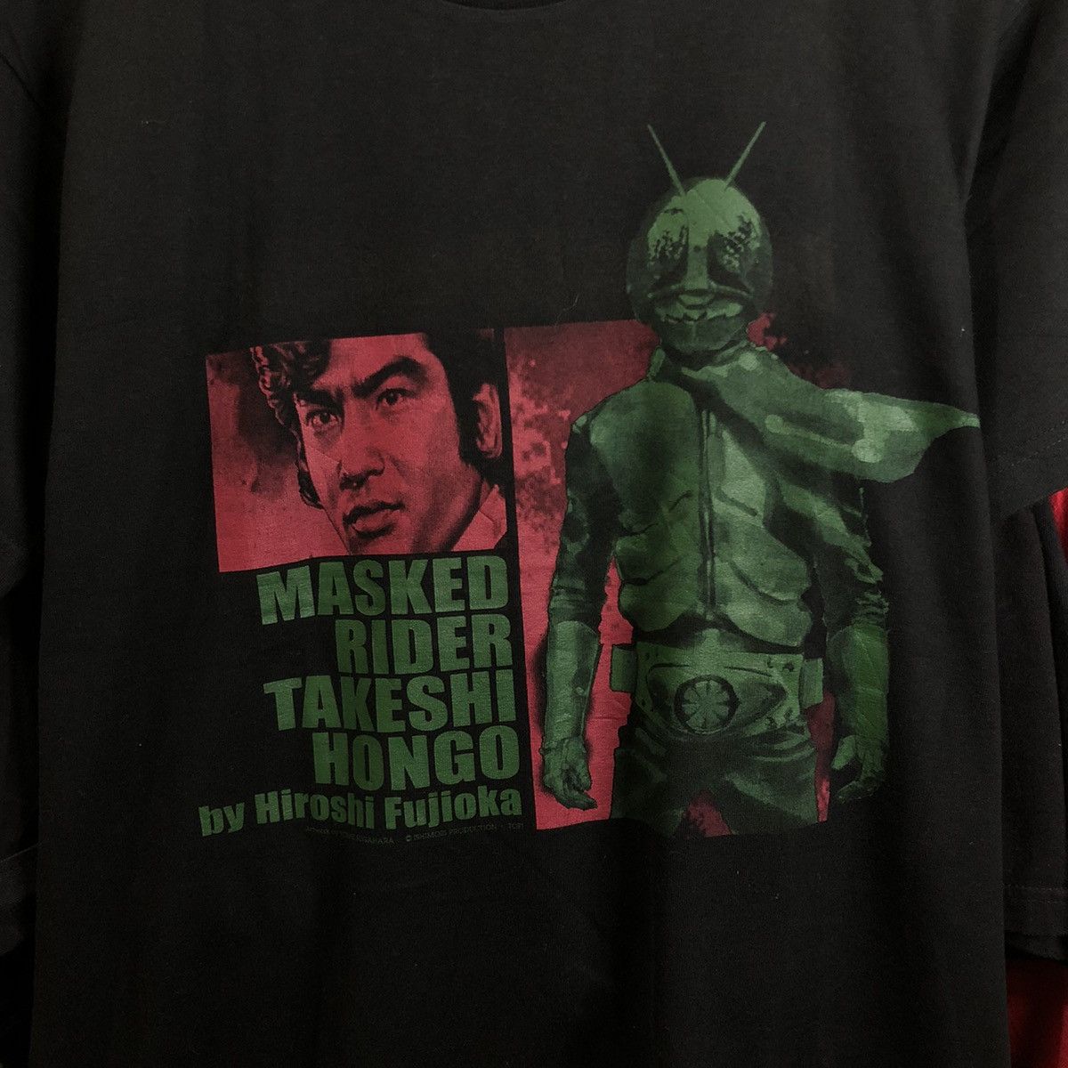 Anime × Cartoon Network Vintage Masked Rider One 1 Takeshi Hongo Black Saban's Size US M / EU 48-50 / 2 - 2 Thumbnail
