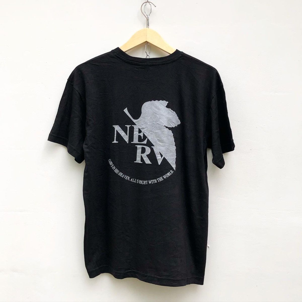 Anime Vintage 90s Neon Genesis Evangelion Sega Sport Official Size US L / EU 52-54 / 3 - 1 Thumbnail