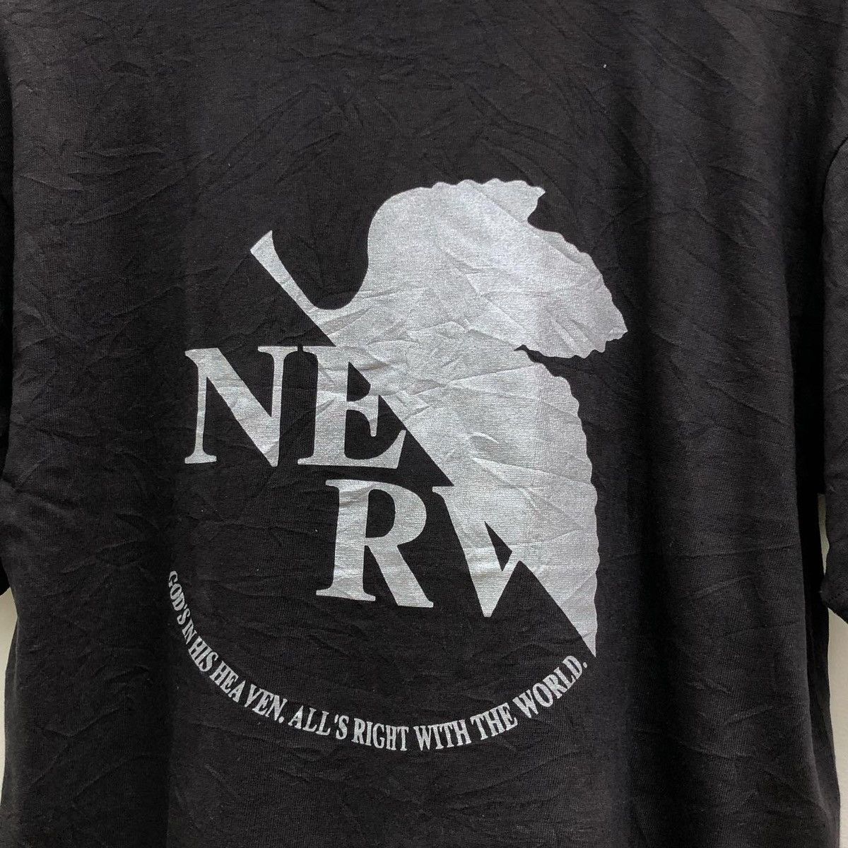 Anime Vintage 90s Neon Genesis Evangelion Sega Sport Official Size US L / EU 52-54 / 3 - 3 Thumbnail