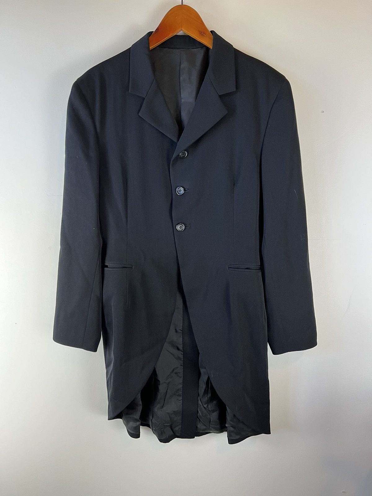 image of Yohji Yamamoto x YS Womens Y’S Blazer Jacket in Black (Size XS)