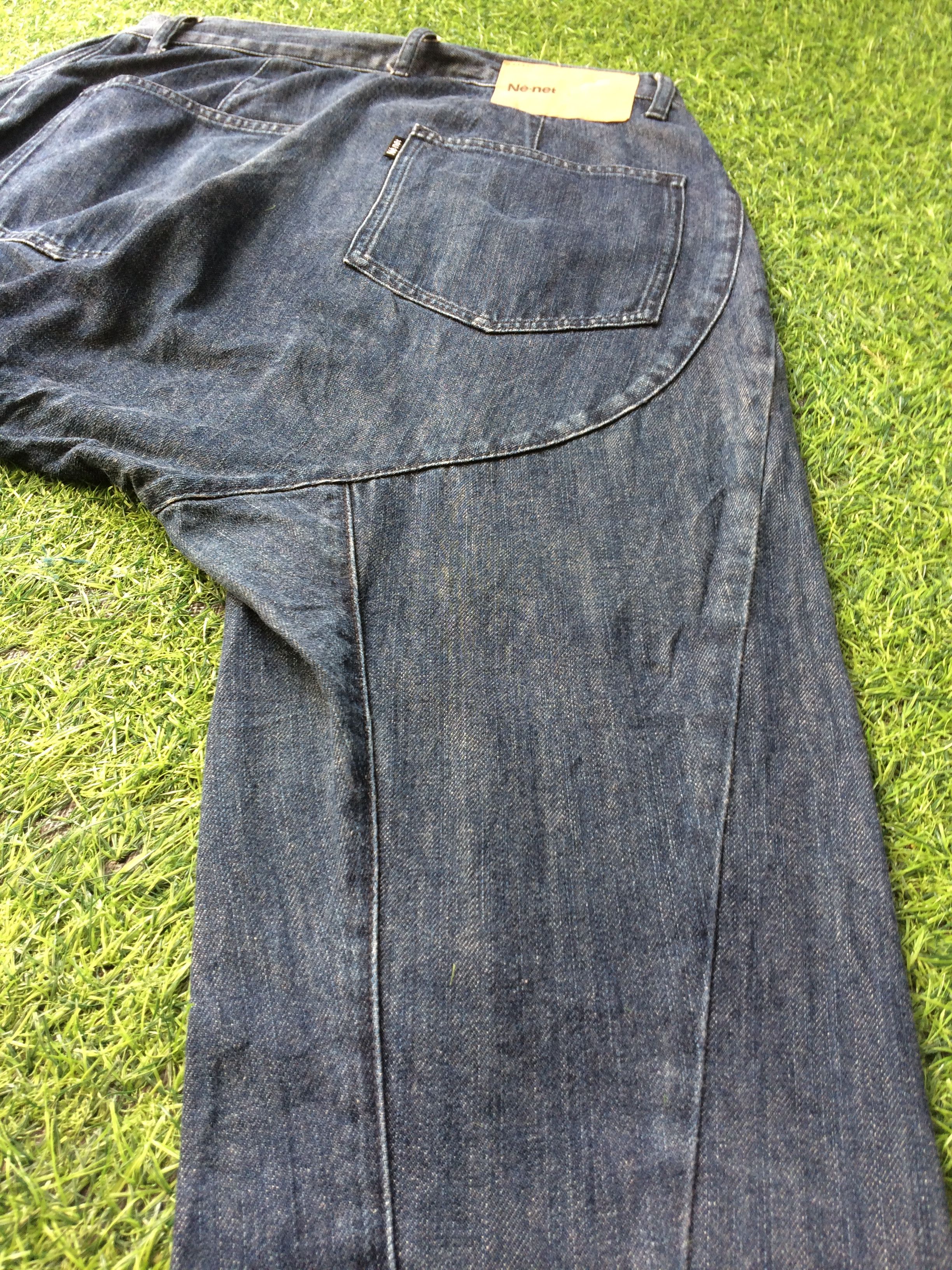 Issey Miyake × Japanese Brand × Ne-Net Ne-Net Asymmetric Drop Crotch Pants D-570 Size US 28 / EU 44 - 7 Thumbnail