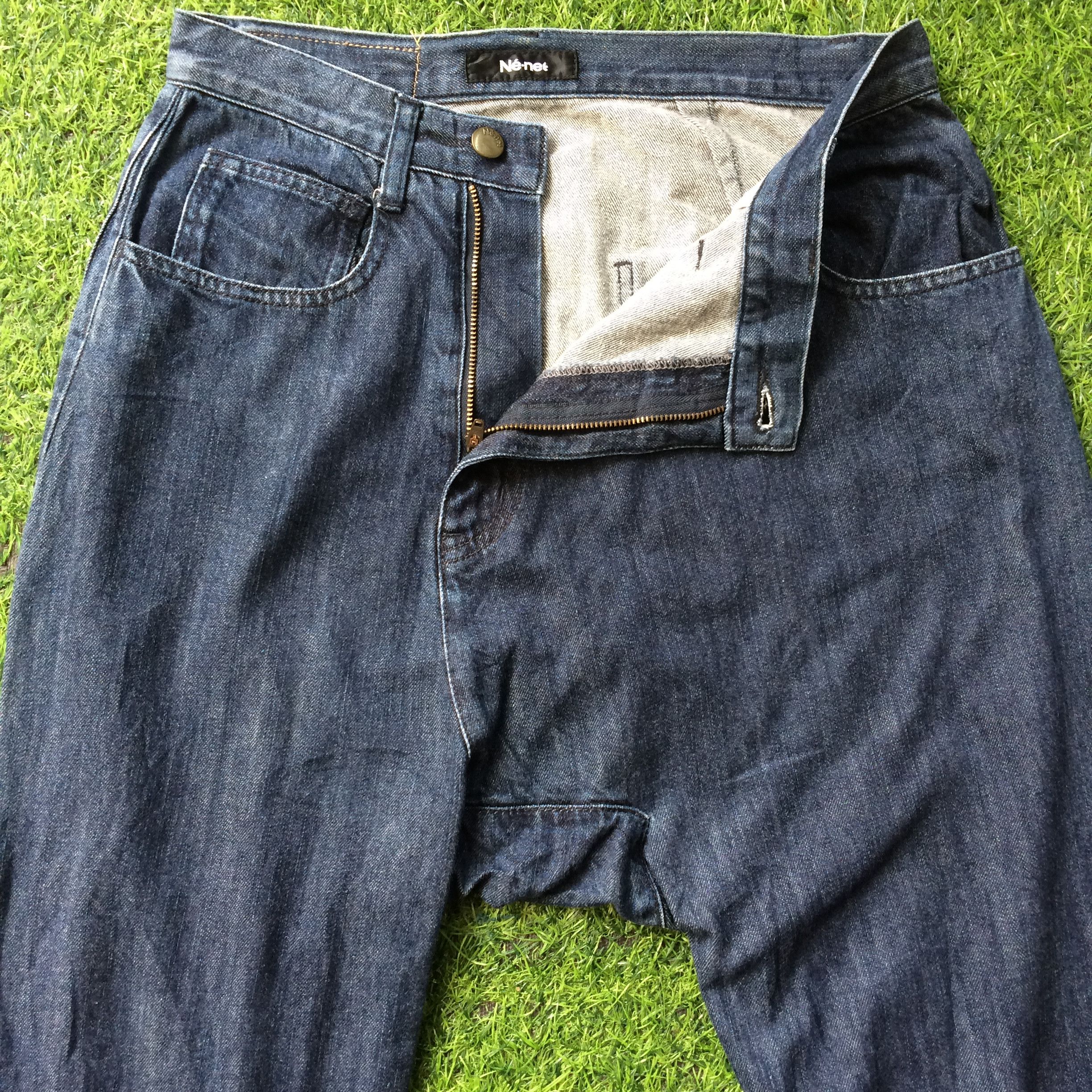 Issey Miyake × Japanese Brand × Ne-Net Ne-Net Asymmetric Drop Crotch Pants D-570 Size US 28 / EU 44 - 3 Thumbnail