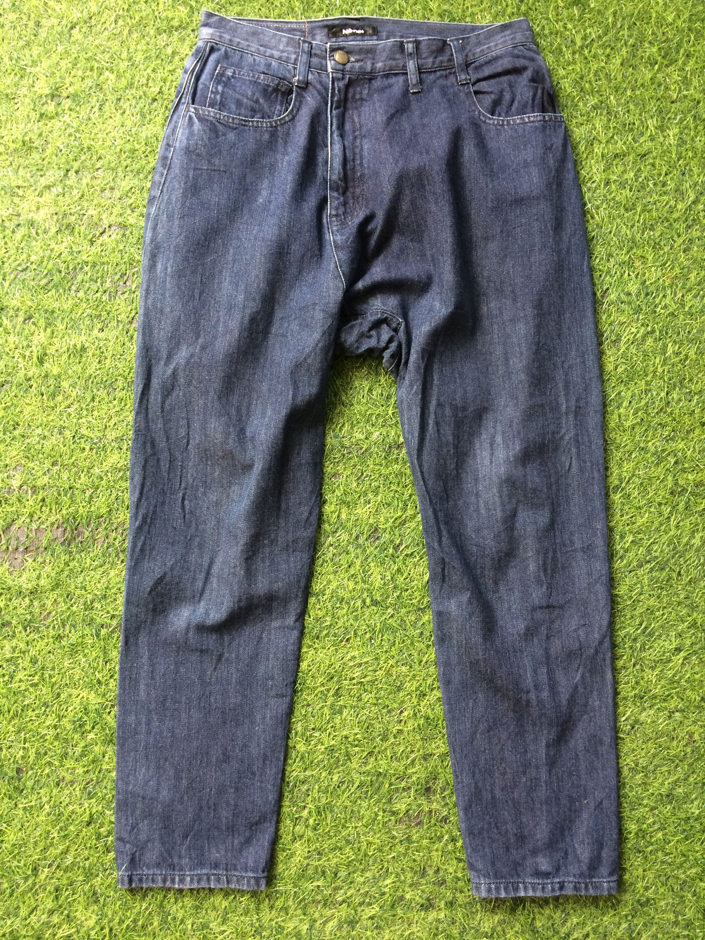 Issey Miyake × Japanese Brand × Ne-Net Ne-Net Asymmetric Drop Crotch Pants D-570 Size US 28 / EU 44 - 1 Thumbnail