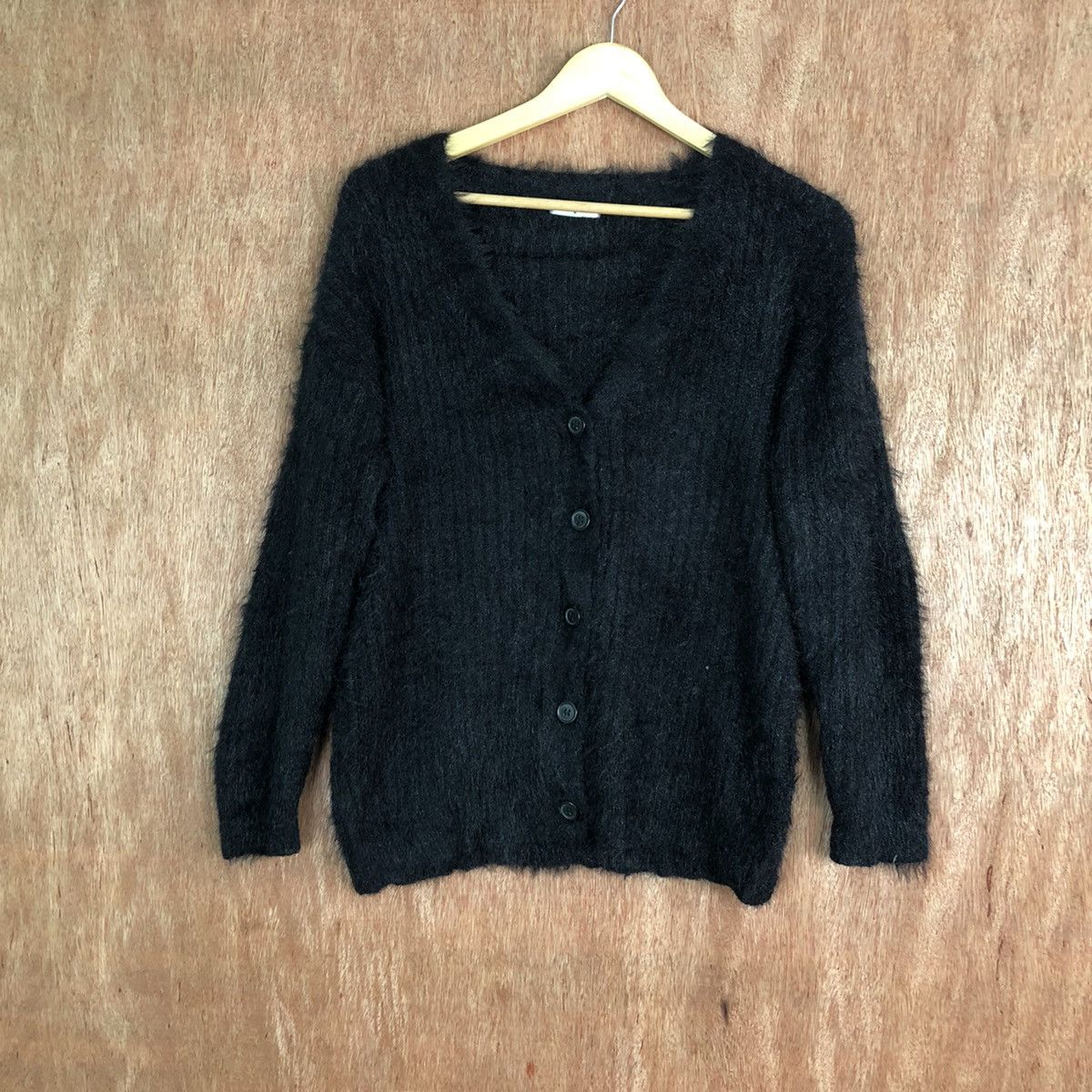 Hypebeast Glacier Black Shag Shaggy Fur Mohair Knitwear #6643DL Size US M / EU 48-50 / 2 - 3 Thumbnail