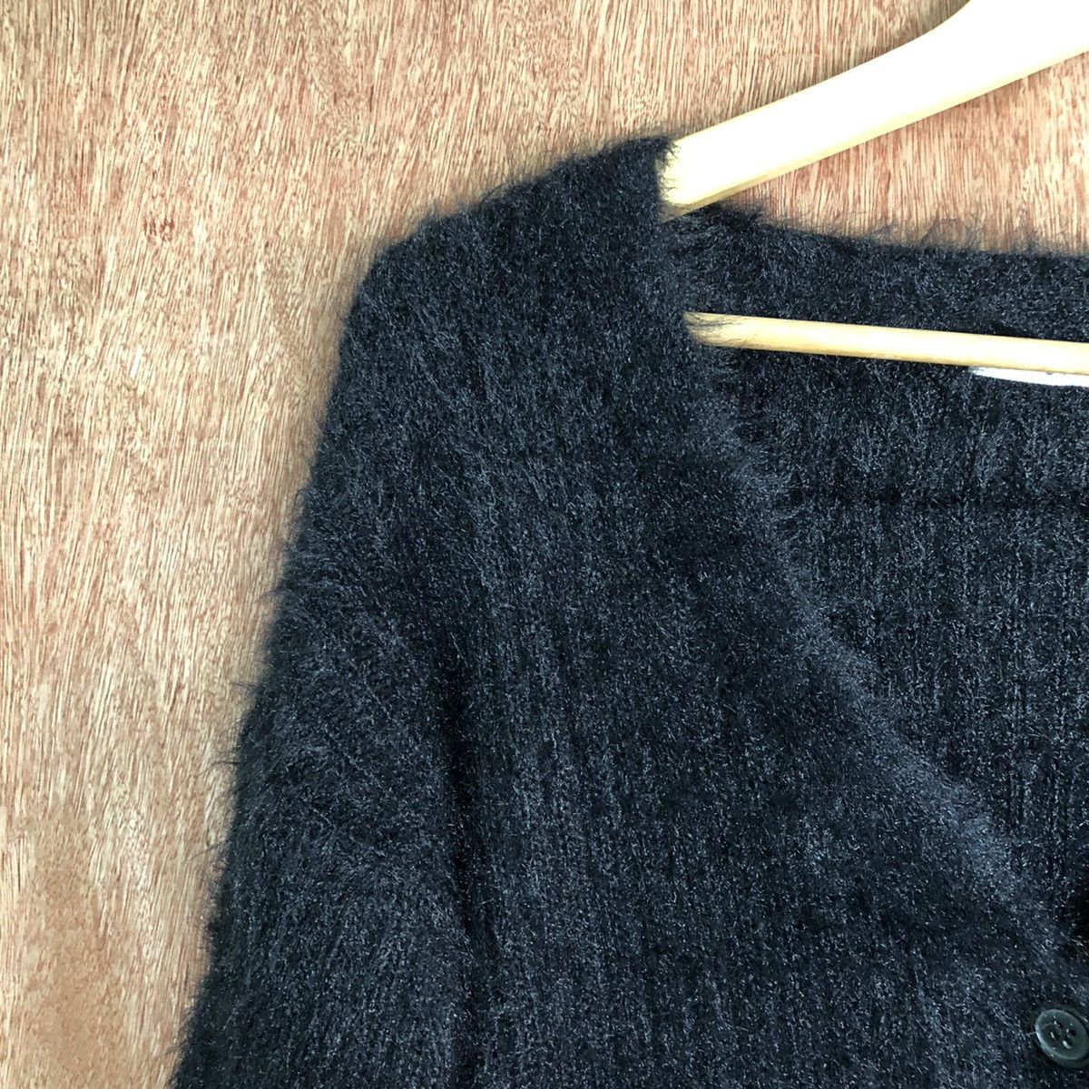 Hypebeast Glacier Black Shag Shaggy Fur Mohair Knitwear #6643DL Size US M / EU 48-50 / 2 - 6 Thumbnail