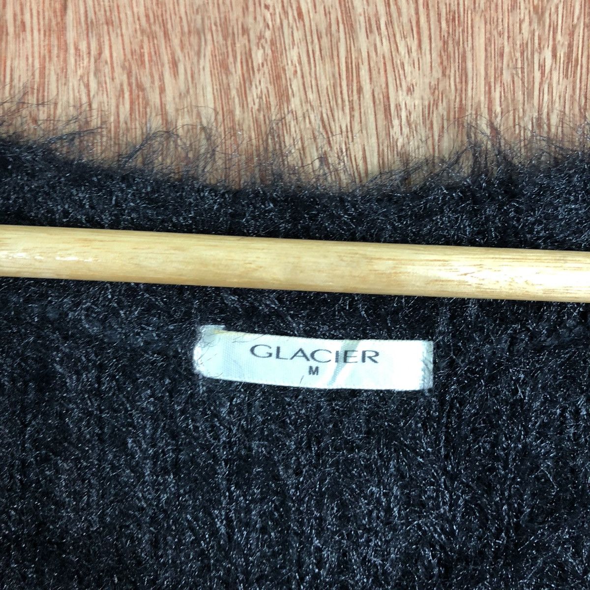 Hypebeast Glacier Black Shag Shaggy Fur Mohair Knitwear #6643DL Size US M / EU 48-50 / 2 - 7 Thumbnail