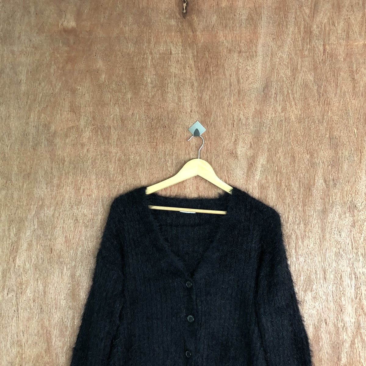 Hypebeast Glacier Black Shag Shaggy Fur Mohair Knitwear #6643DL Size US M / EU 48-50 / 2 - 2 Thumbnail