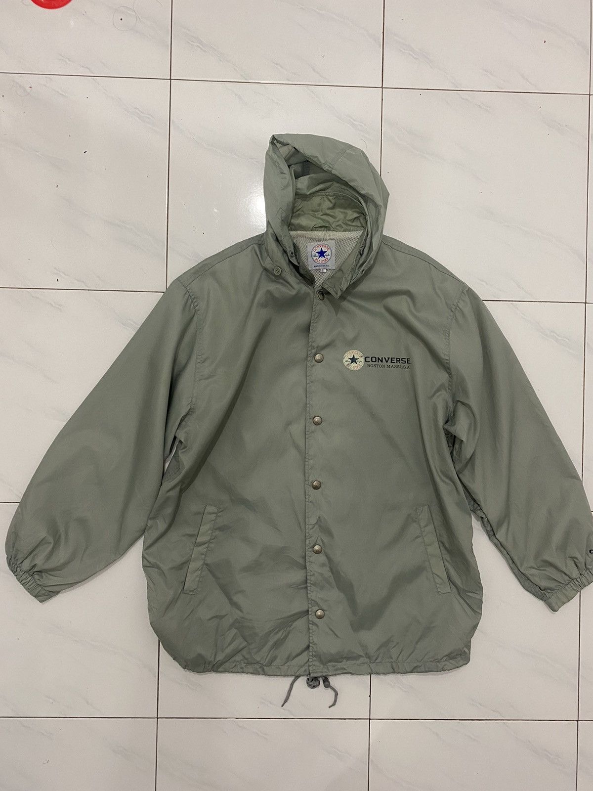 Converse 90’s Big Logo Converse Jacket Hoodies Size US XL / EU 56 / 4 - 4 Thumbnail