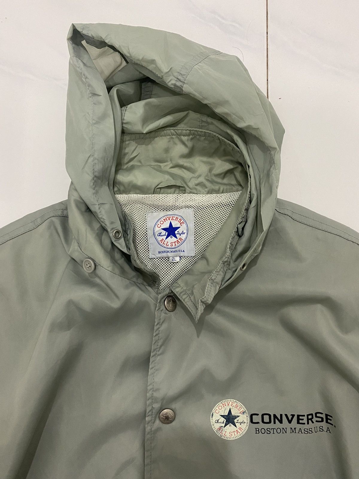 Converse 90’s Big Logo Converse Jacket Hoodies Size US XL / EU 56 / 4 - 8 Thumbnail