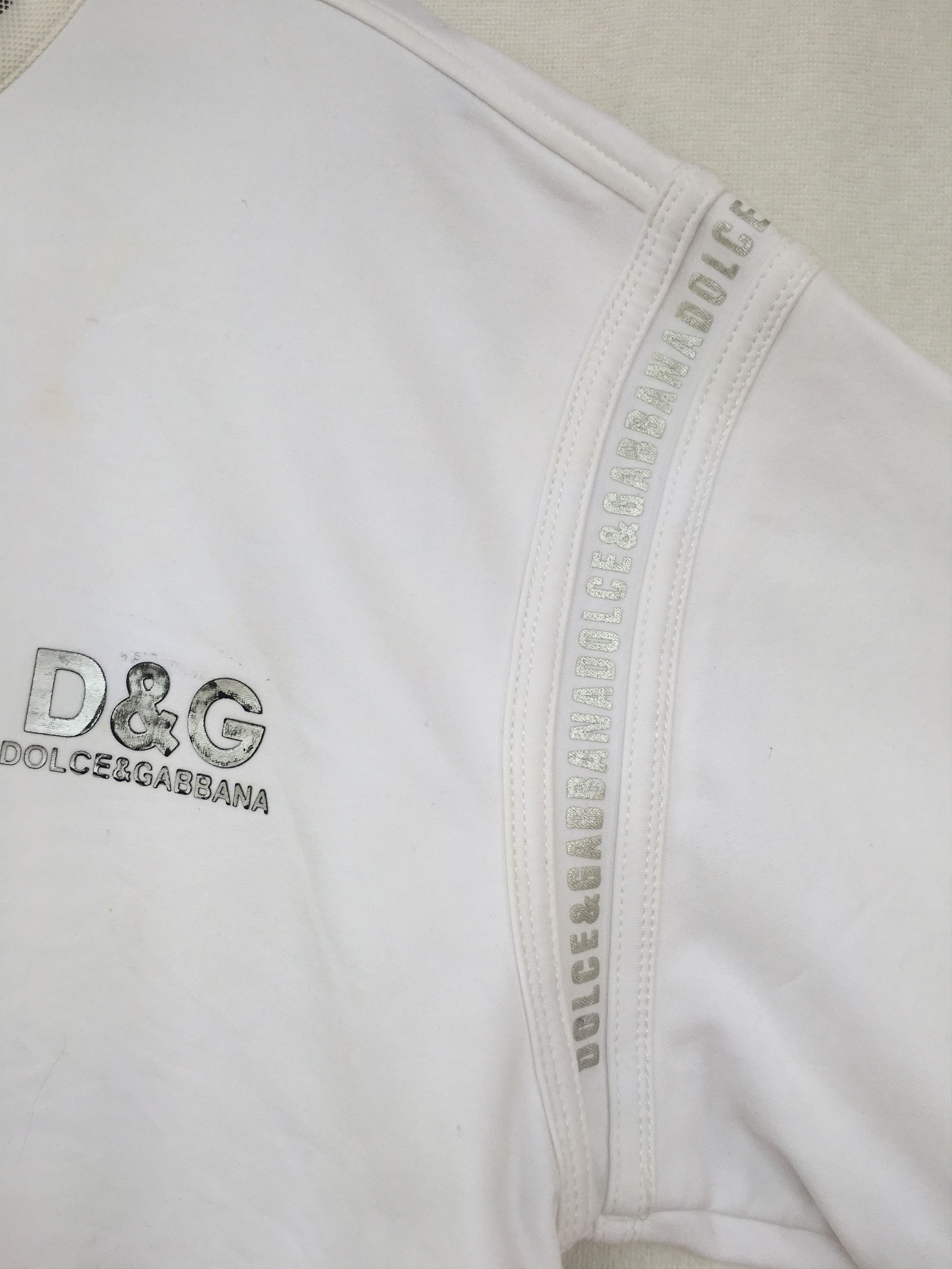 Vintage dolce & gabbana white Size US L / EU 52-54 / 3 - 3 Thumbnail