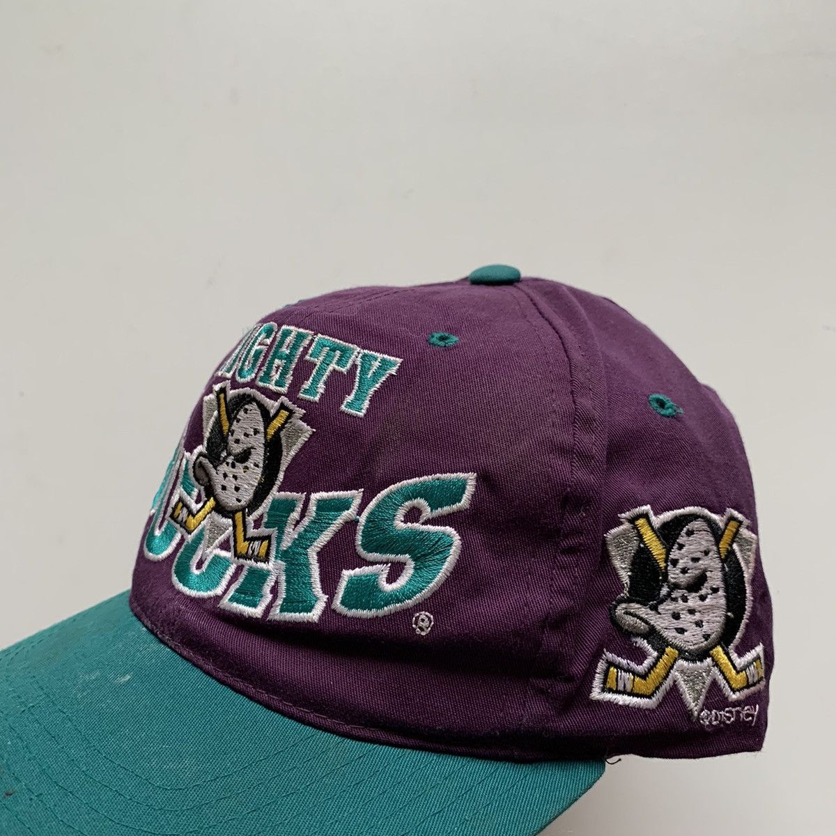 NHL × Vintage Vintage 1990s Anaheim The Mighty Ducks NHL Snapback Hat Rare Size ONE SIZE - 2 Thumbnail