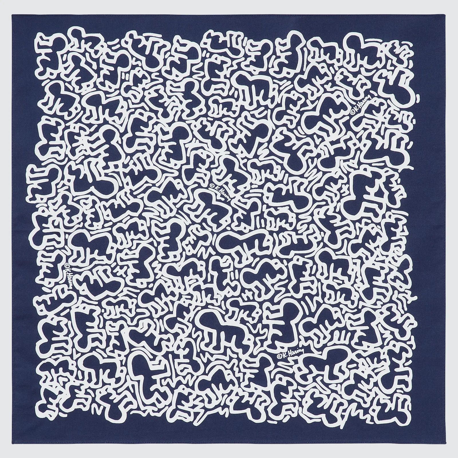Keith Hairng Designer Handkerchief Bandana Limited