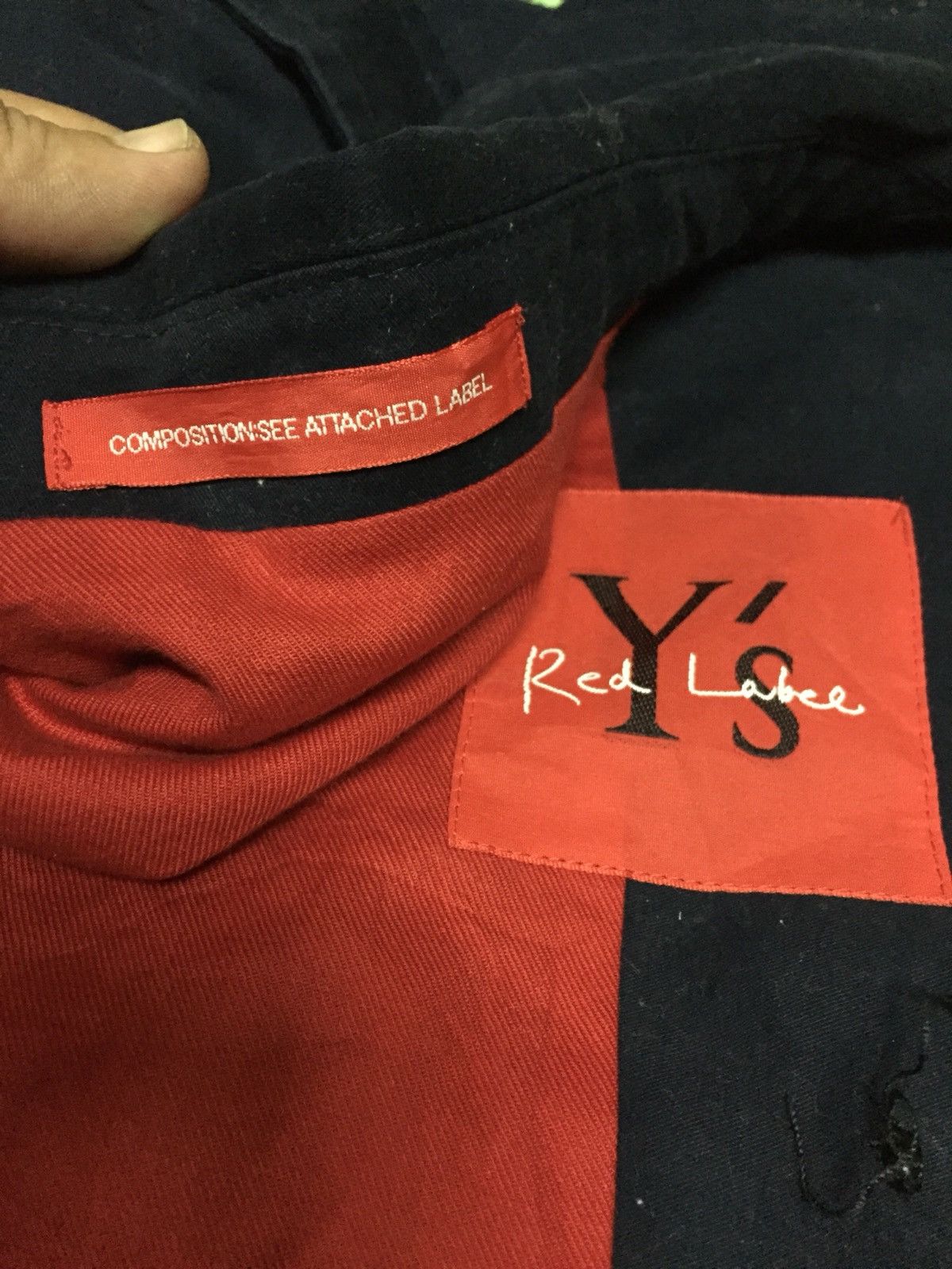 Yohji Yamamoto Ys Red Label By Yohji Yamamoto Cropped Jacket Size US S / EU 44-46 / 1 - 4 Thumbnail