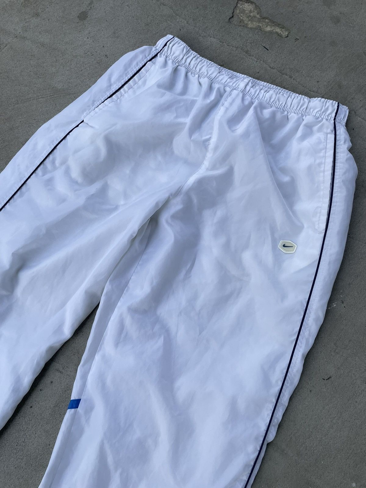 Nike × Vintage Vintage Nike tn track pants white Size US 33 - 5 Thumbnail