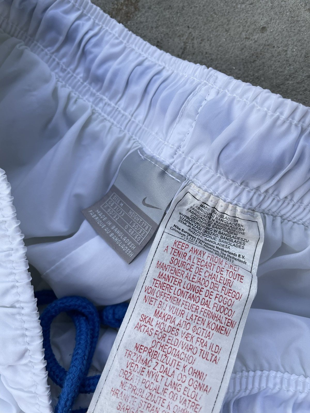 Nike × Vintage Vintage Nike tn track pants white Size US 33 - 7 Thumbnail