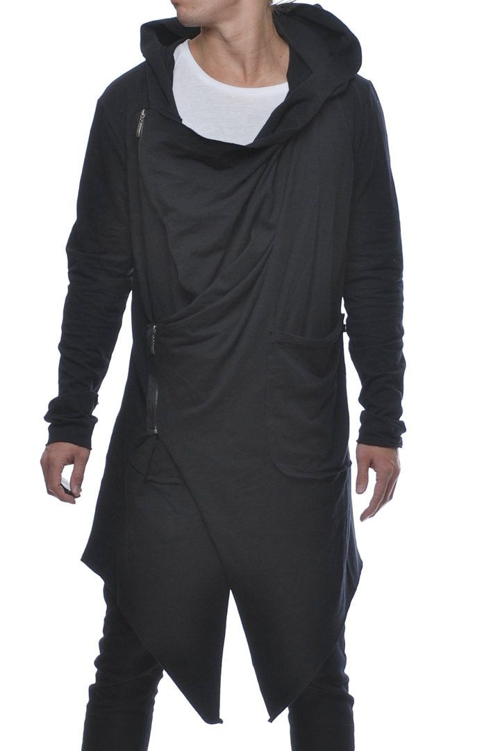Army Of Me asymmetric zip hoodie parka coat jacket - not leather Size US L / EU 52-54 / 3 - 1 Thumbnail
