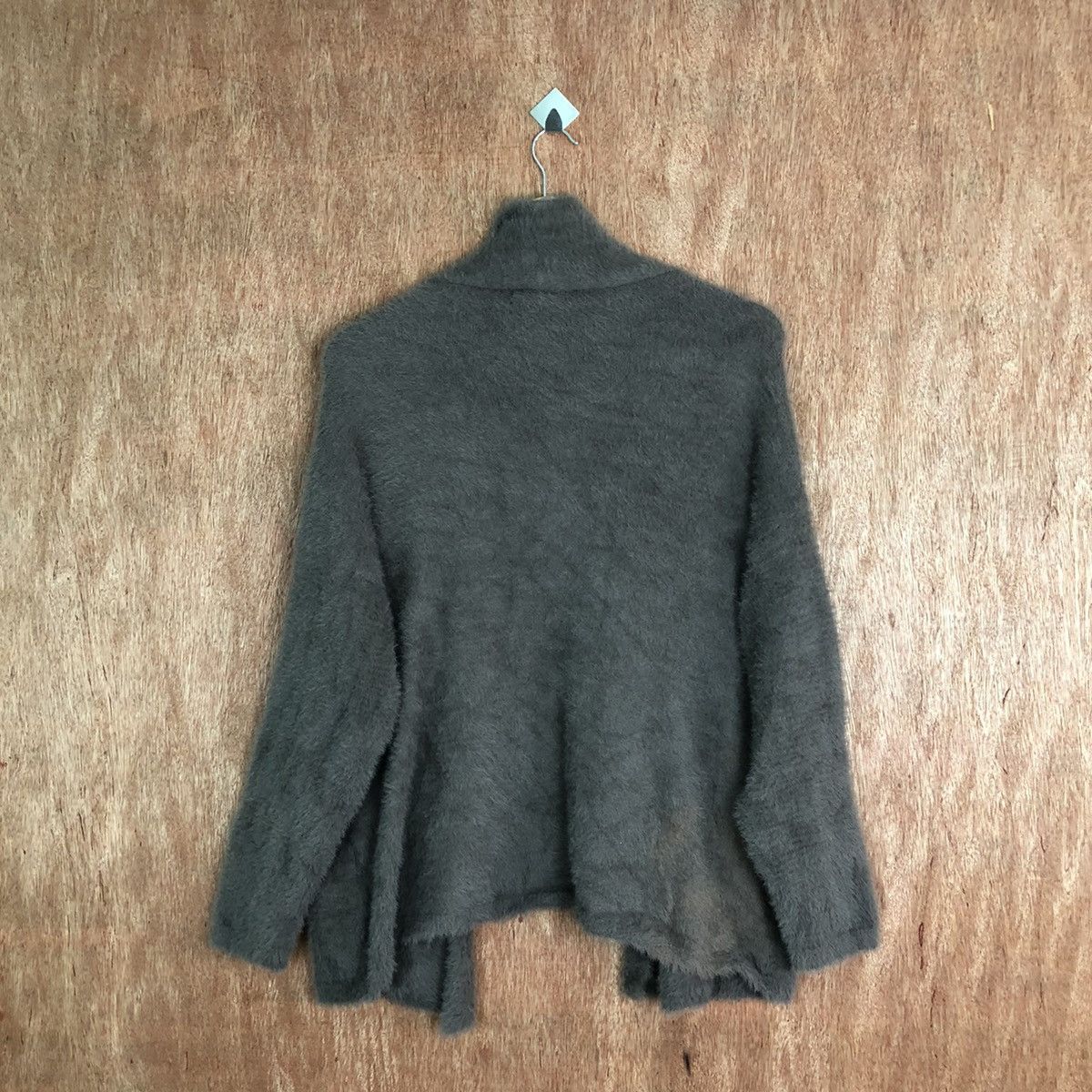 Japanese Brand Elvence Reux cardigan Shag Shaggy Fur Mohair Knitwear #6641 Size L / US 10 / IT 46 - 9 Thumbnail