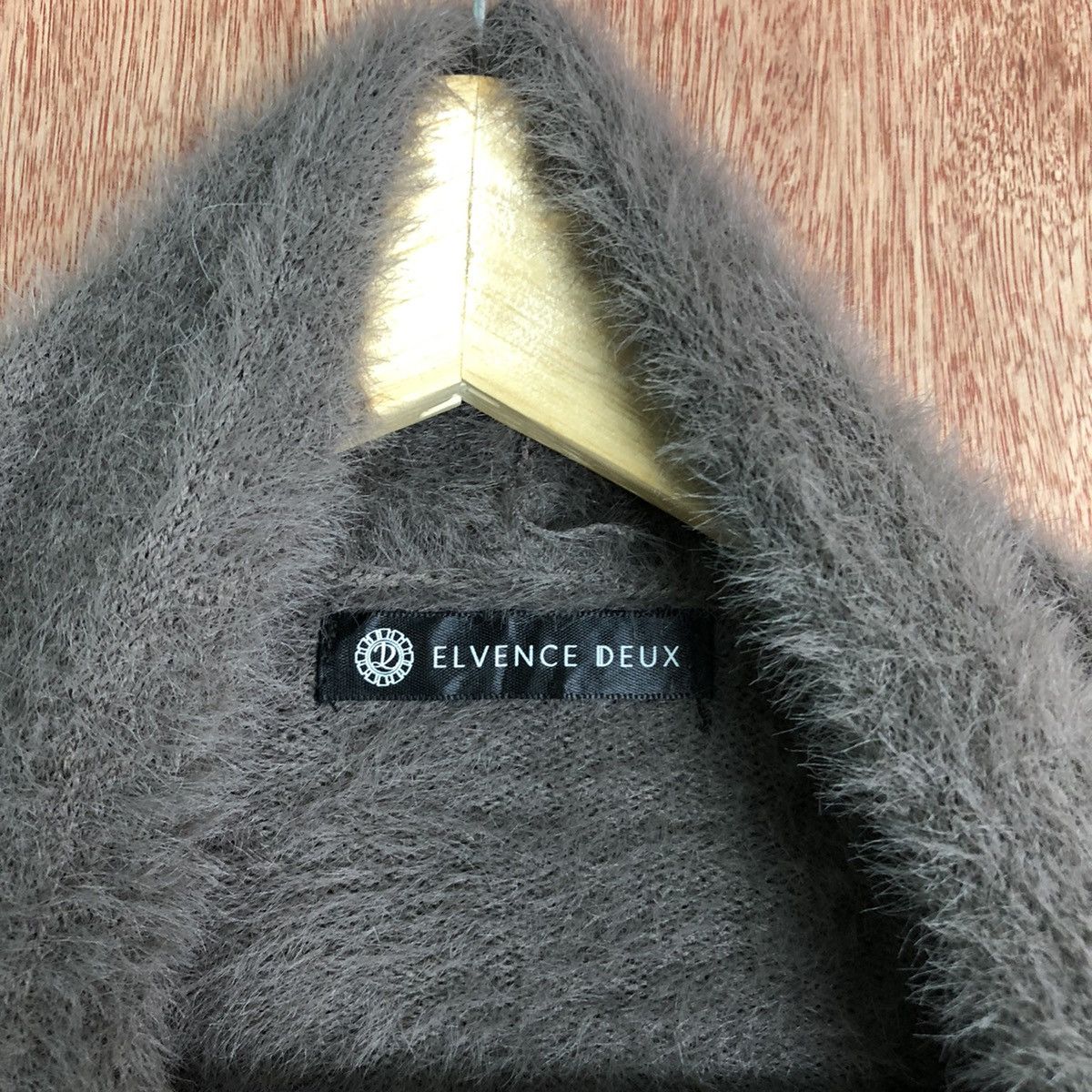 Japanese Brand Elvence Reux cardigan Shag Shaggy Fur Mohair Knitwear #6641 Size L / US 10 / IT 46 - 7 Thumbnail