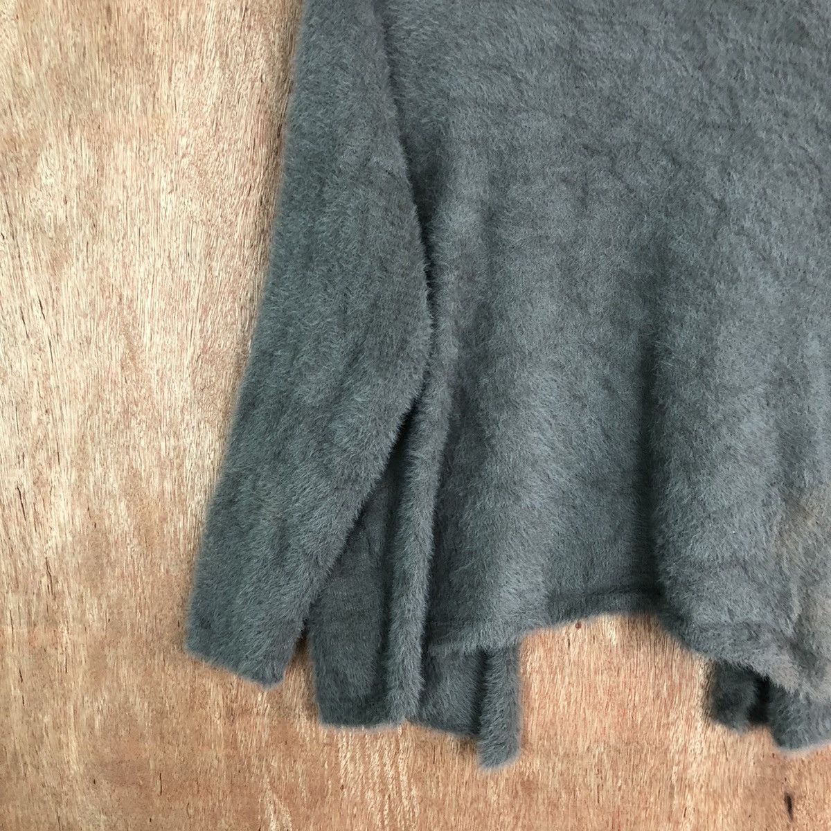 Japanese Brand Elvence Reux cardigan Shag Shaggy Fur Mohair Knitwear #6641 Size L / US 10 / IT 46 - 10 Thumbnail