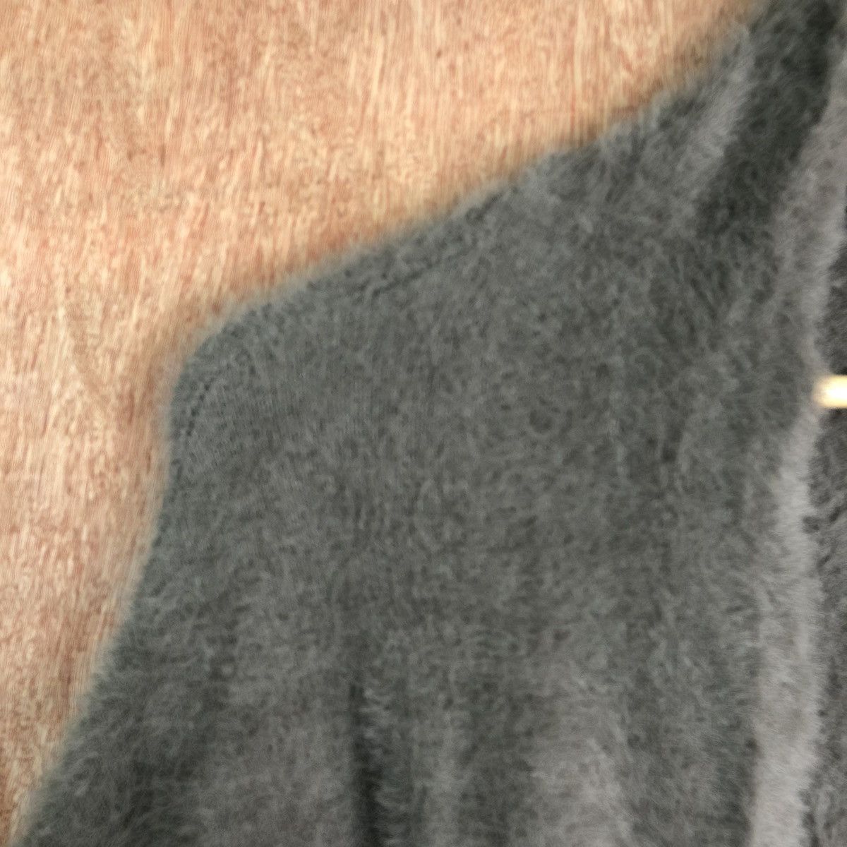Japanese Brand Elvence Reux cardigan Shag Shaggy Fur Mohair Knitwear #6641 Size L / US 10 / IT 46 - 6 Thumbnail