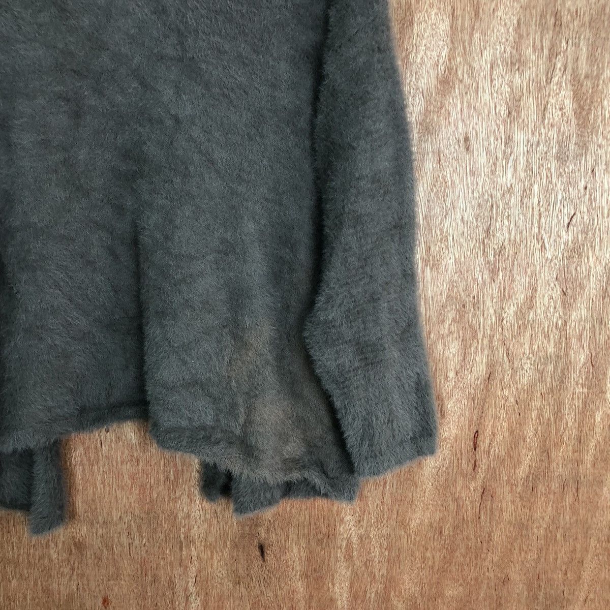 Japanese Brand Elvence Reux cardigan Shag Shaggy Fur Mohair Knitwear #6641 Size L / US 10 / IT 46 - 11 Thumbnail